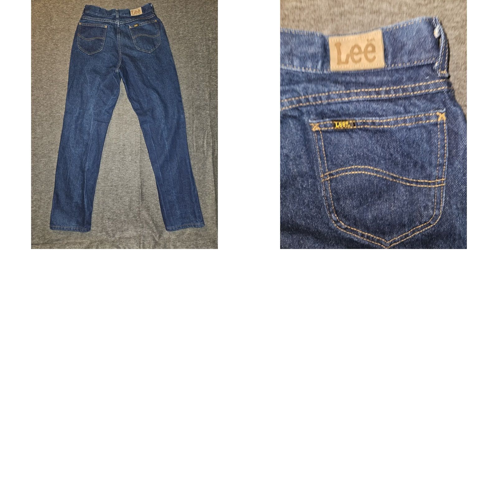 Lee VINTAGE LEE Jeans Women Medium Regular 26 30 High Rise Blue Denim USA 80s 90s Size 32" / US 10 / IT 46 - 8 Thumbnail