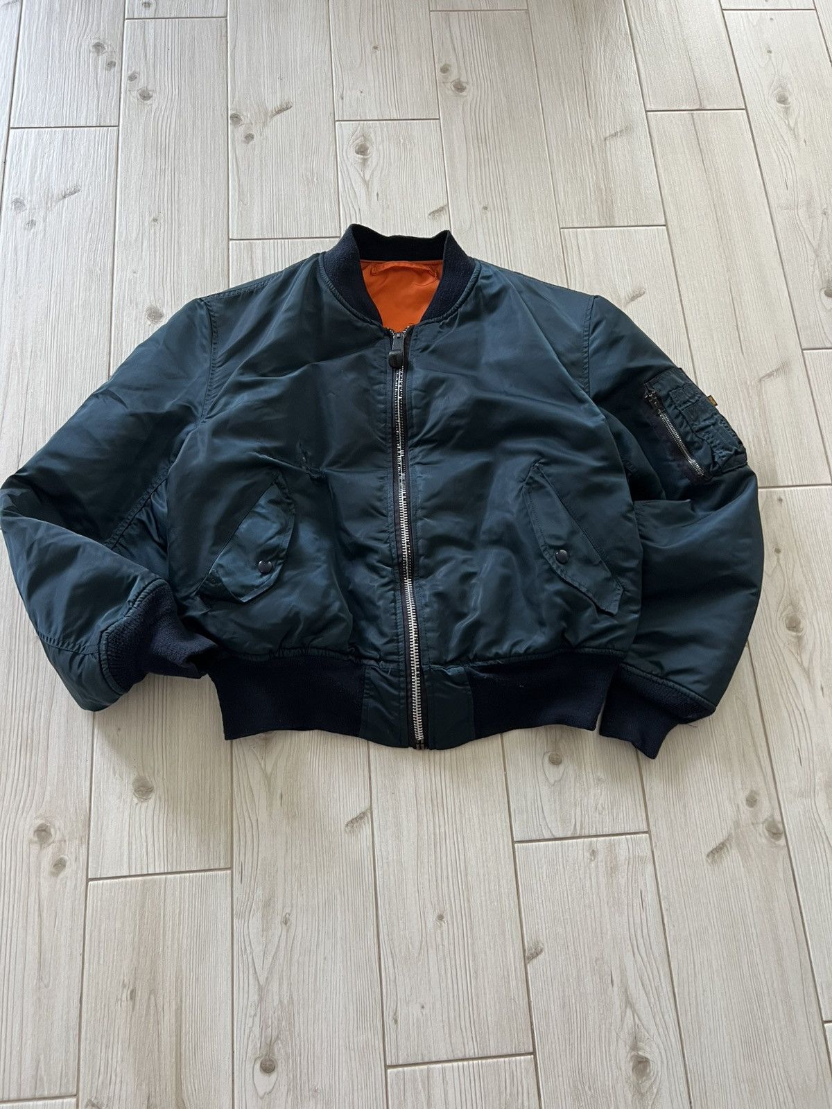 Alpha Industries Alpha Industries Reversible Bomber Jacket Size US XL / EU 56 / 4 - 2 Thumbnail