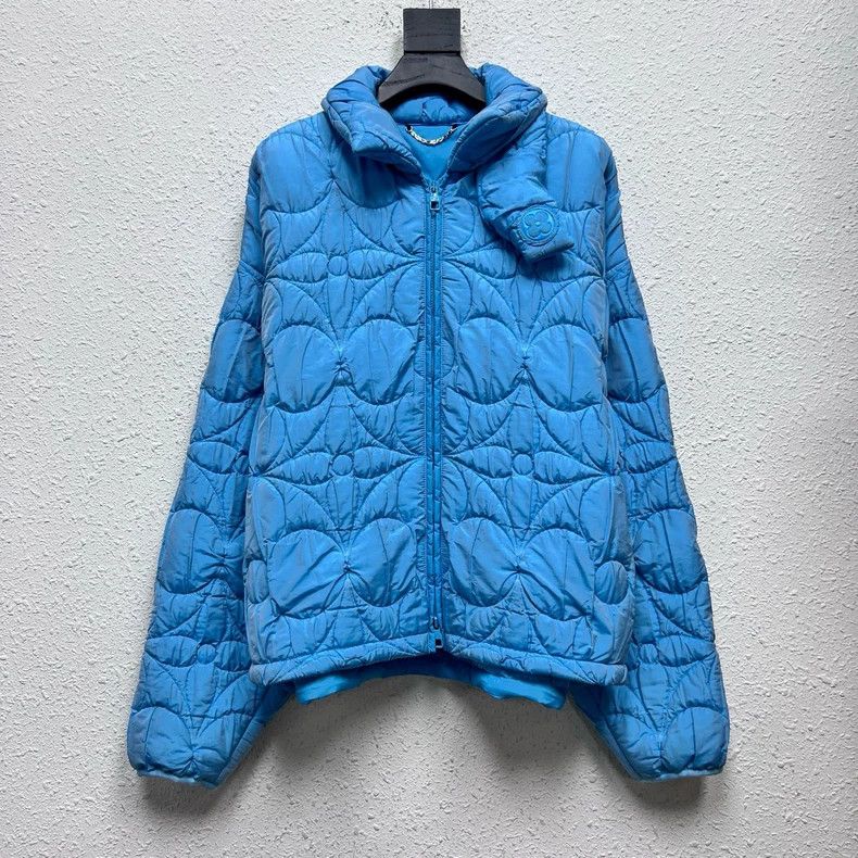 Louis Vuitton Louis Vuitton Blue Quilted Puffer Jacket-dmc Size US L / EU 52-54 / 3 - 1 Thumbnail