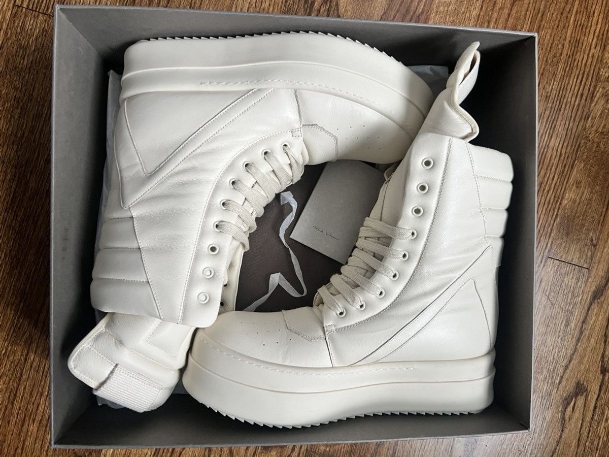 Rick Owens Rick Owens SS25 mega geobasket sneakers | Grailed