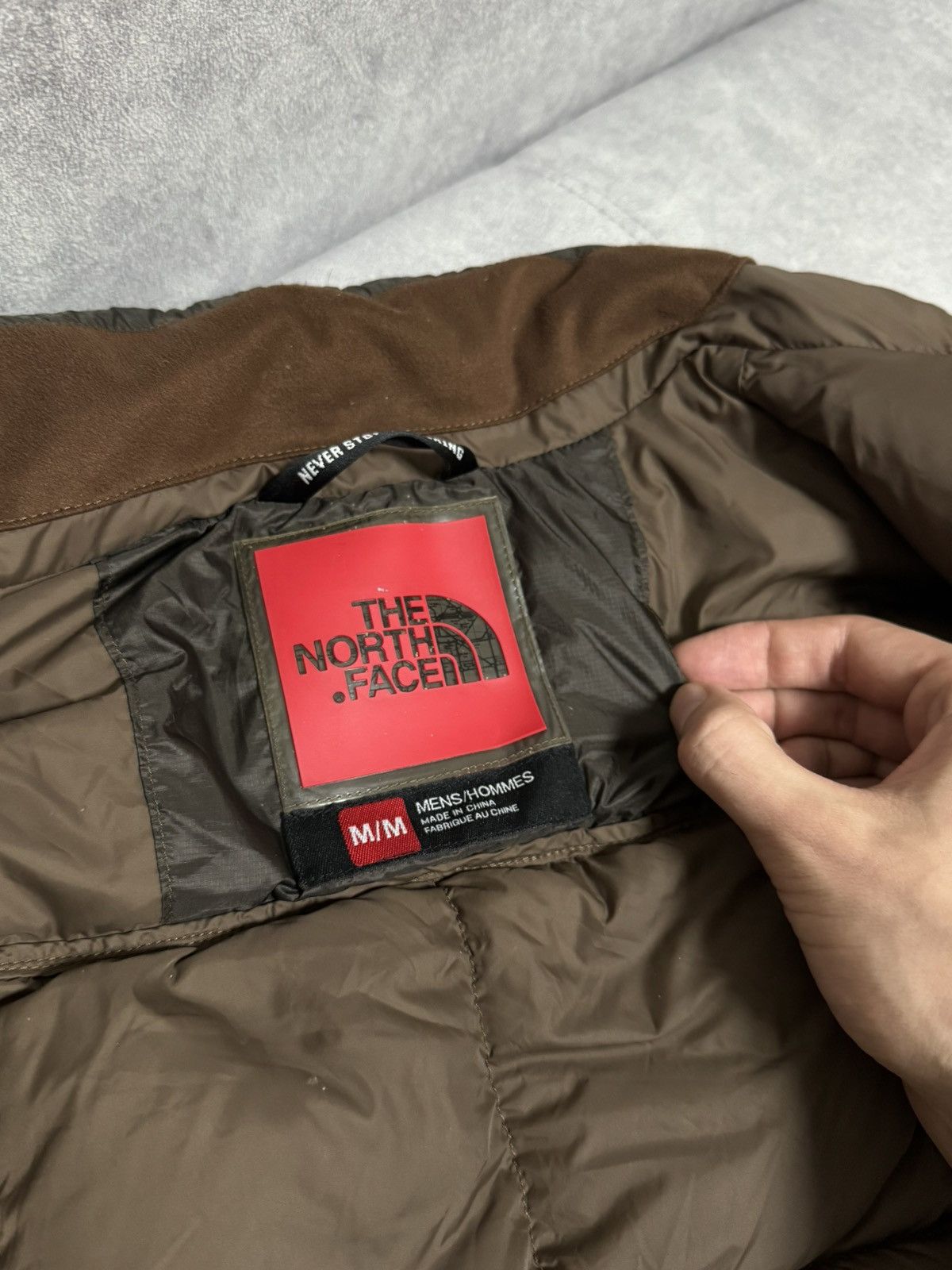 The North Face × Vintage Vintage The North Face brown puffer jacket Y2K 700 style M Size US M / EU 48-50 / 2 - 19 Thumbnail
