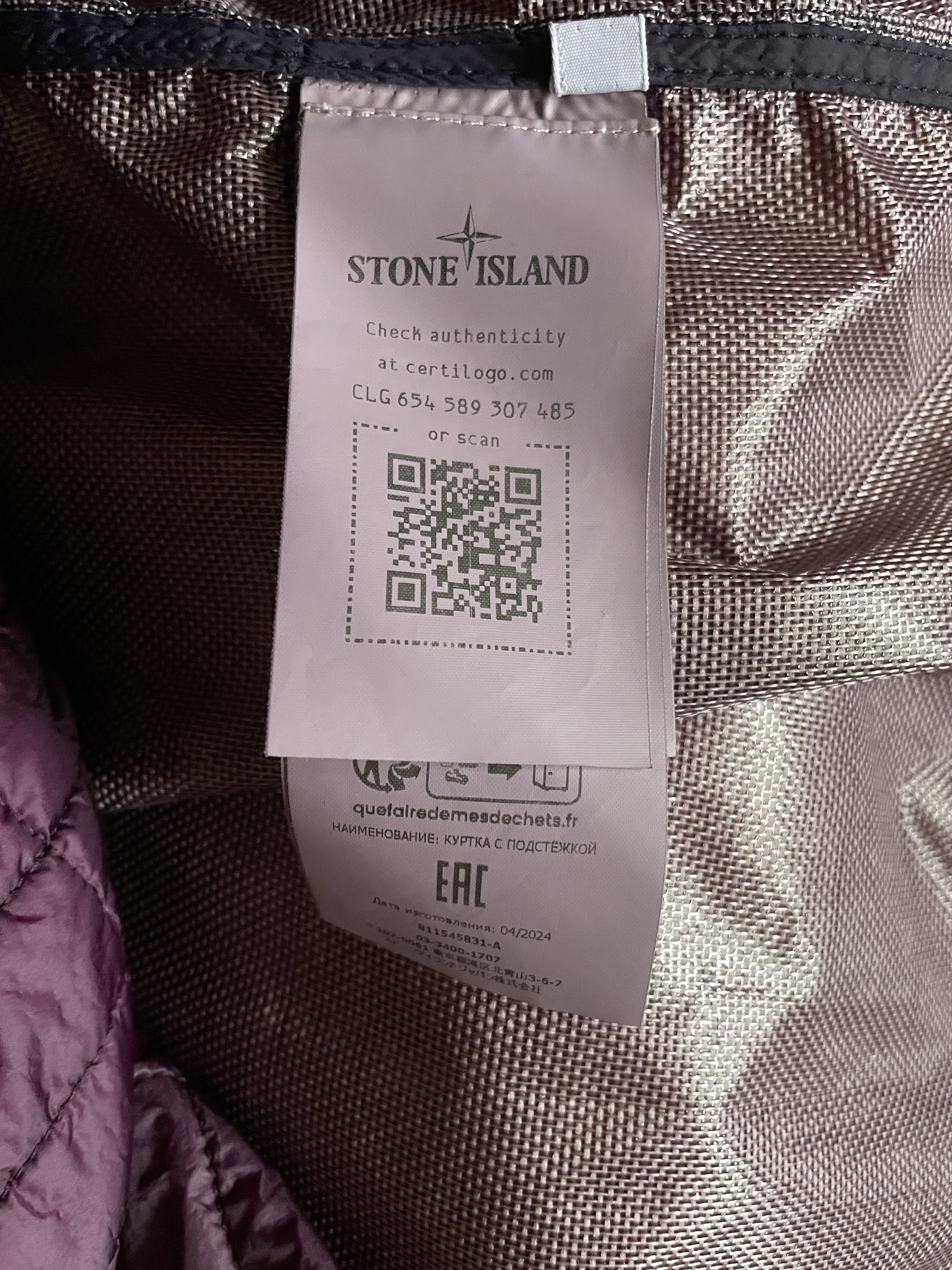 Stone Island STONE ISLAND 45831 Glass Cover TC Jacket FW24 Burgundy Size US M / EU 48-50 / 2 - 9 Thumbnail