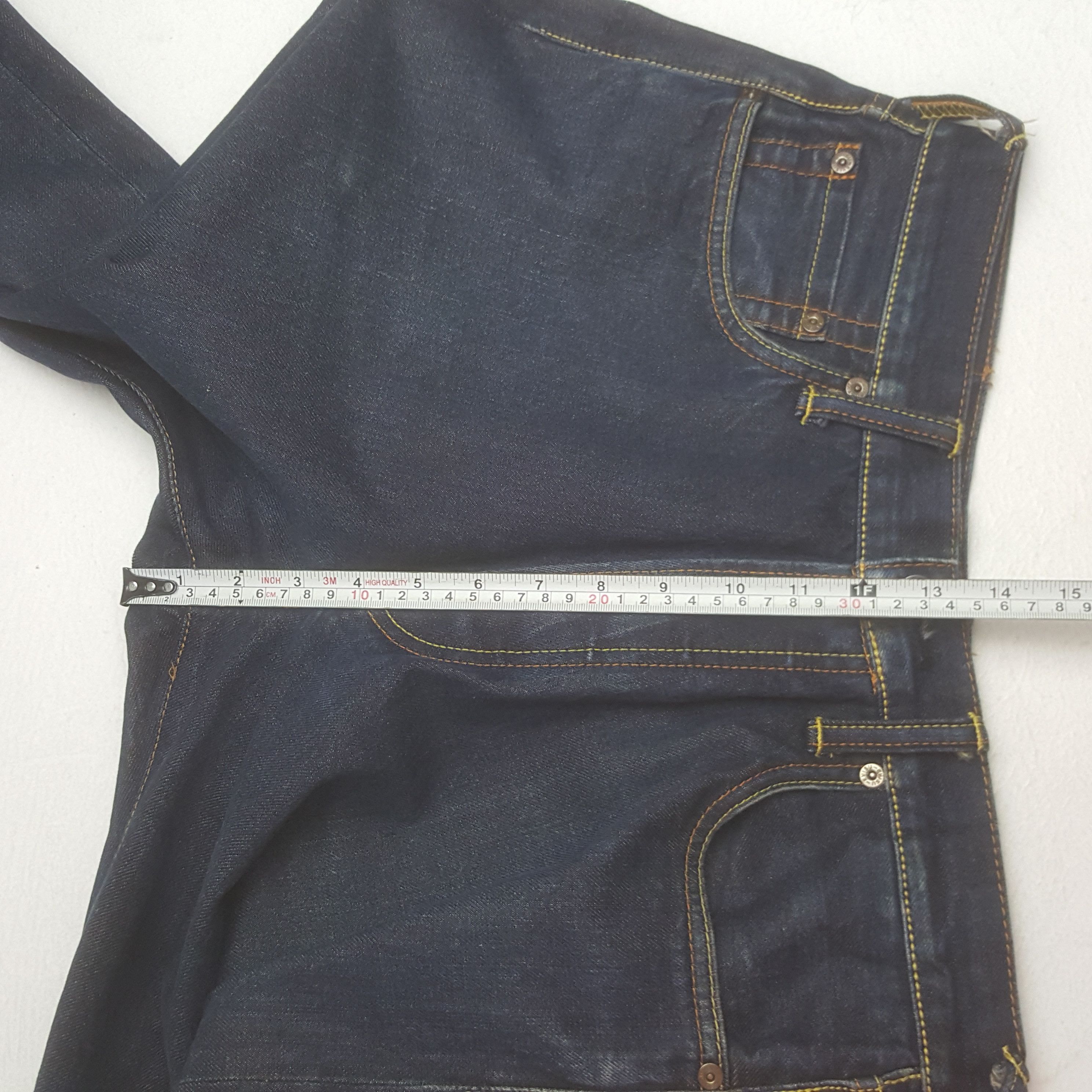 Evisu × Vintage Vintage Evisu Japanese Brand Daicock Art Denim Jeans Size US 31 - 11 Thumbnail