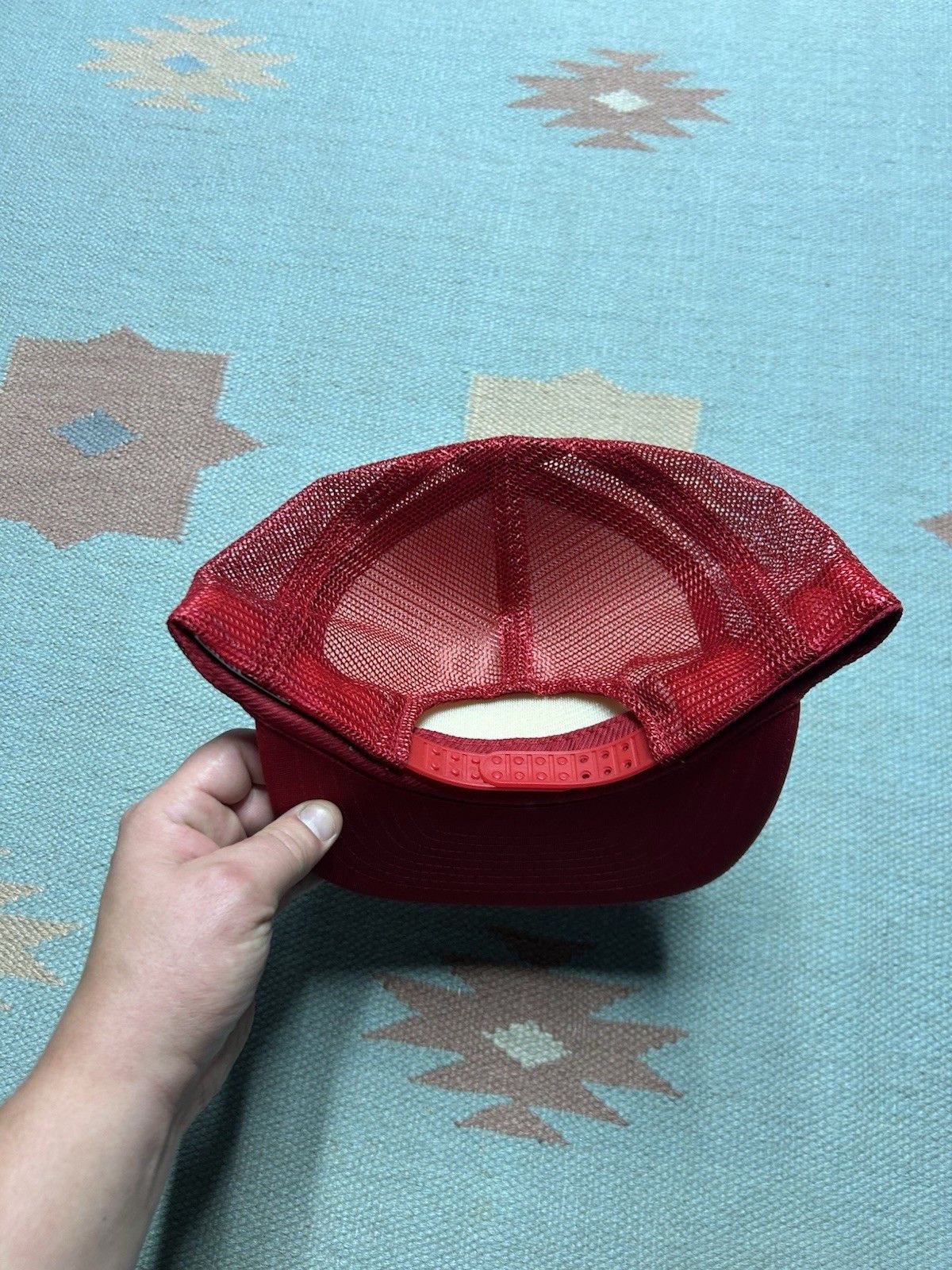 Vintage Vtg trucker hat Ken’s redi mix concrete truck construction Size ONE SIZE - 4 Thumbnail