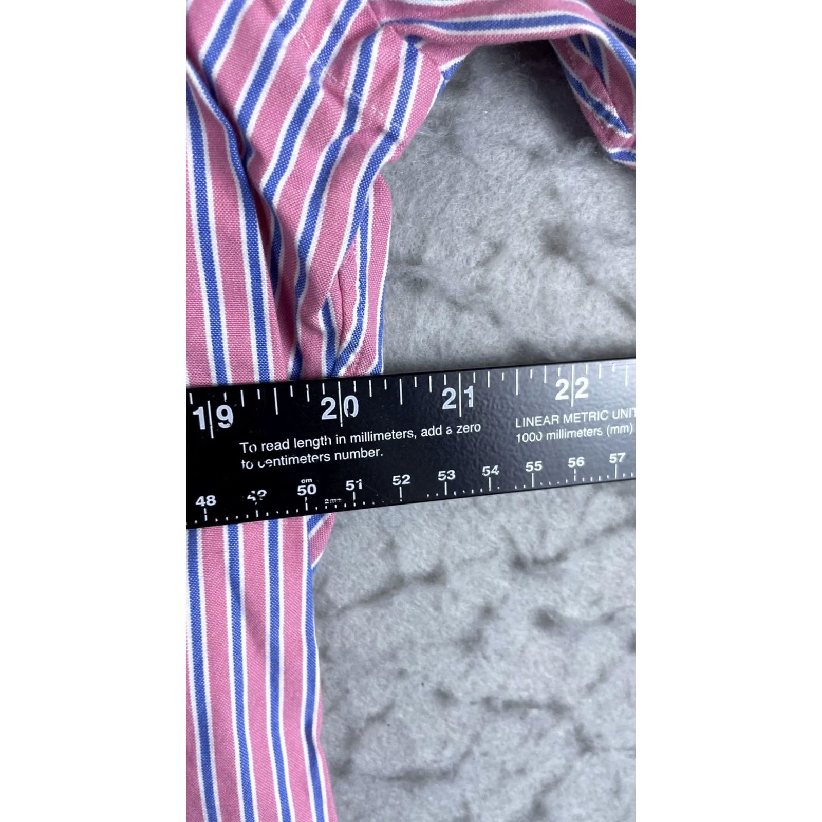Ralph Lauren Ralph Lauren Shirt Mens Medium Pink Stripe Long Sleeve Button Down Pony Logo Size US M / EU 48-50 / 2 - 4 Thumbnail