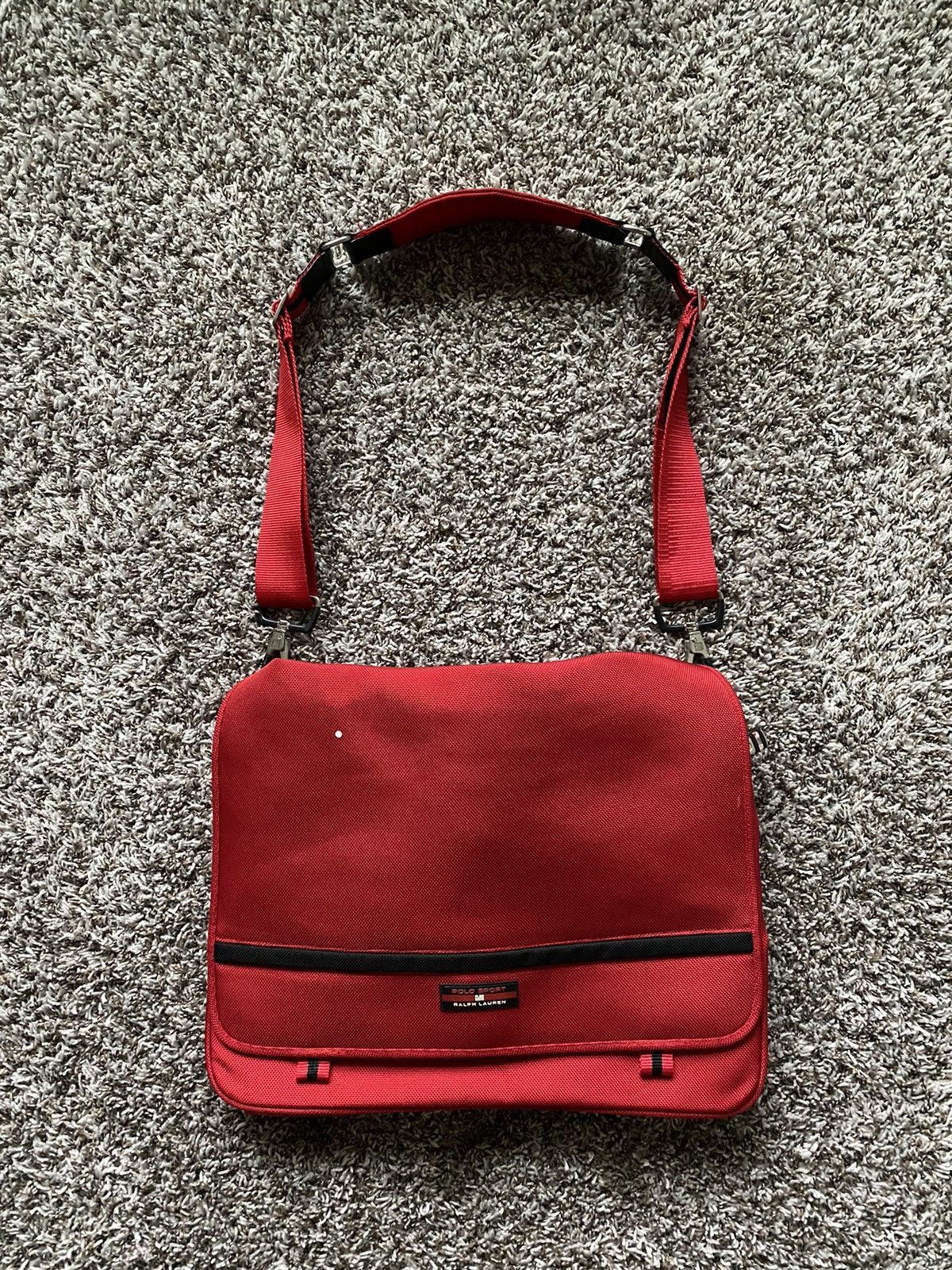 Polo Ralph Lauren VINTAGE POLO SPORT MESSENGER BAG Grailed