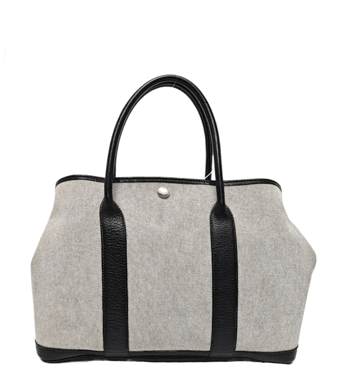 Hermes Hermes Garden Party 36 milkshake white coated canvas Garden Party handbag silver Size ONE SIZE - 1 Thumbnail