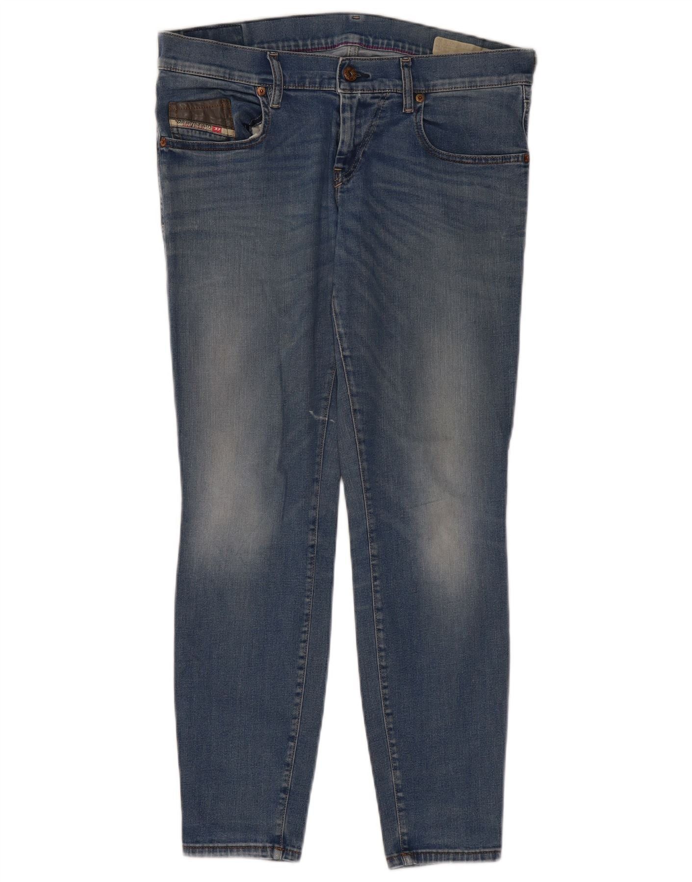 Diesel Womens Skinny Jeans W30 L28 Blue Cotton Size 42" / US 20 - 1 Thumbnail