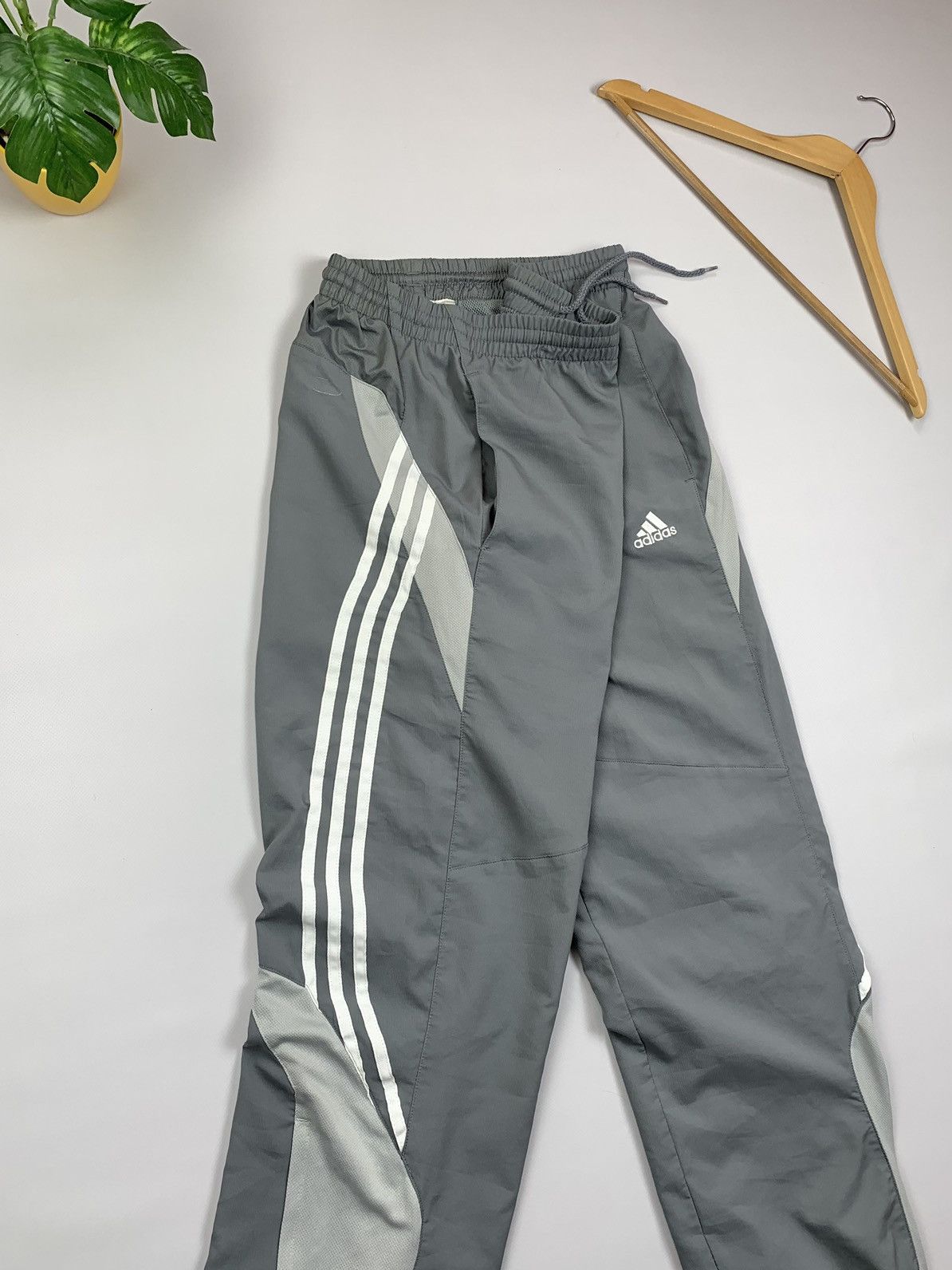 Adidas Adidas Vintage 2008 Gray Pants Mens Y2K Clima365 Size M Size US 31 - 2 Thumbnail