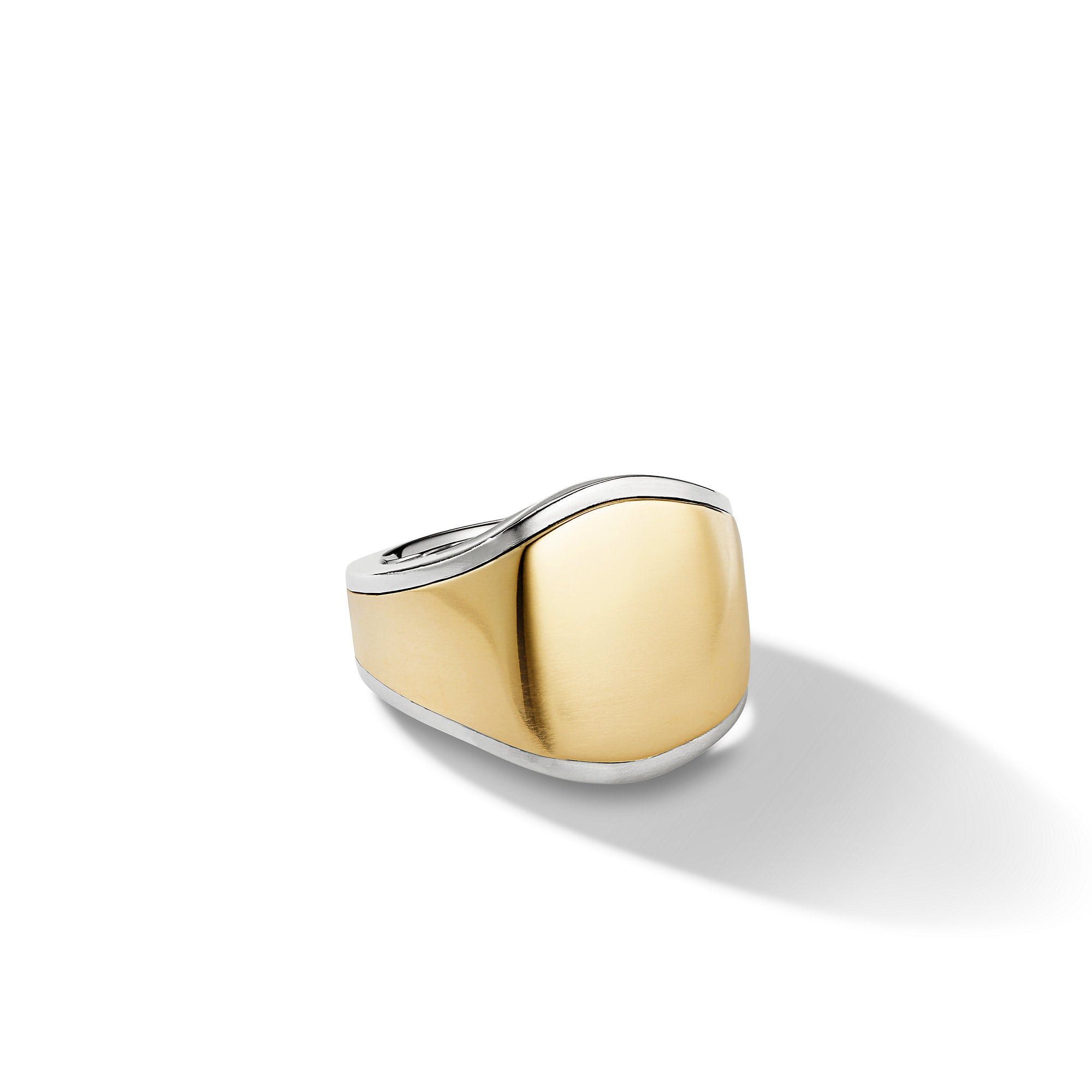 David Yurman o1w1db10325 Size:OS/ Streamline Signet Ring in Golden Size ONE SIZE - 2 Thumbnail