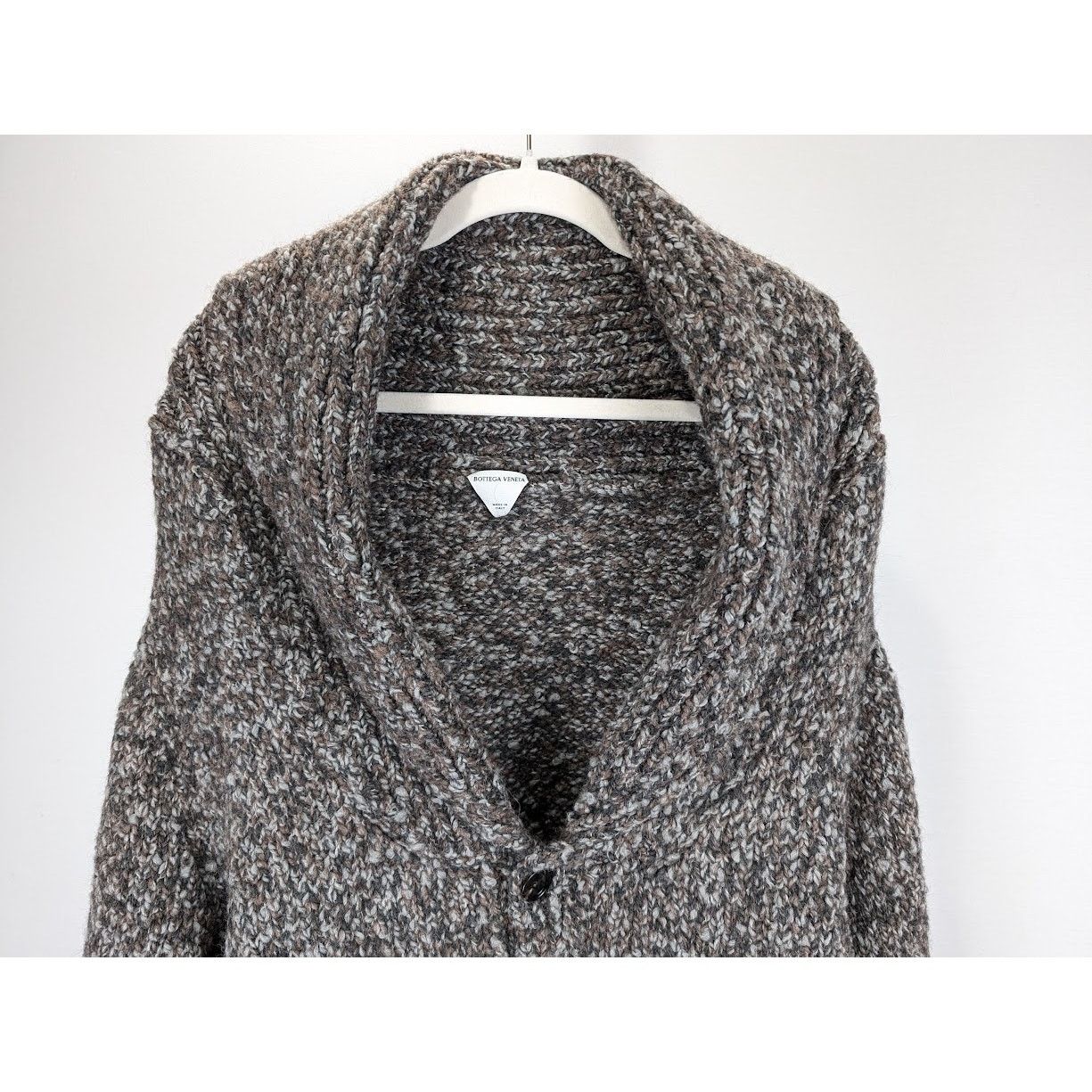 Bottega Veneta o1rshd1 Chunky Alpaca Knitwear Cardigan in Multicolor Size US M / EU 48-50 / 2 - 5 Thumbnail