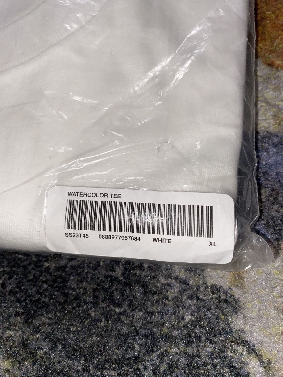 Supreme Supreme Watercolor Tee White Size US XL / EU 56 / 4 - 2 Thumbnail
