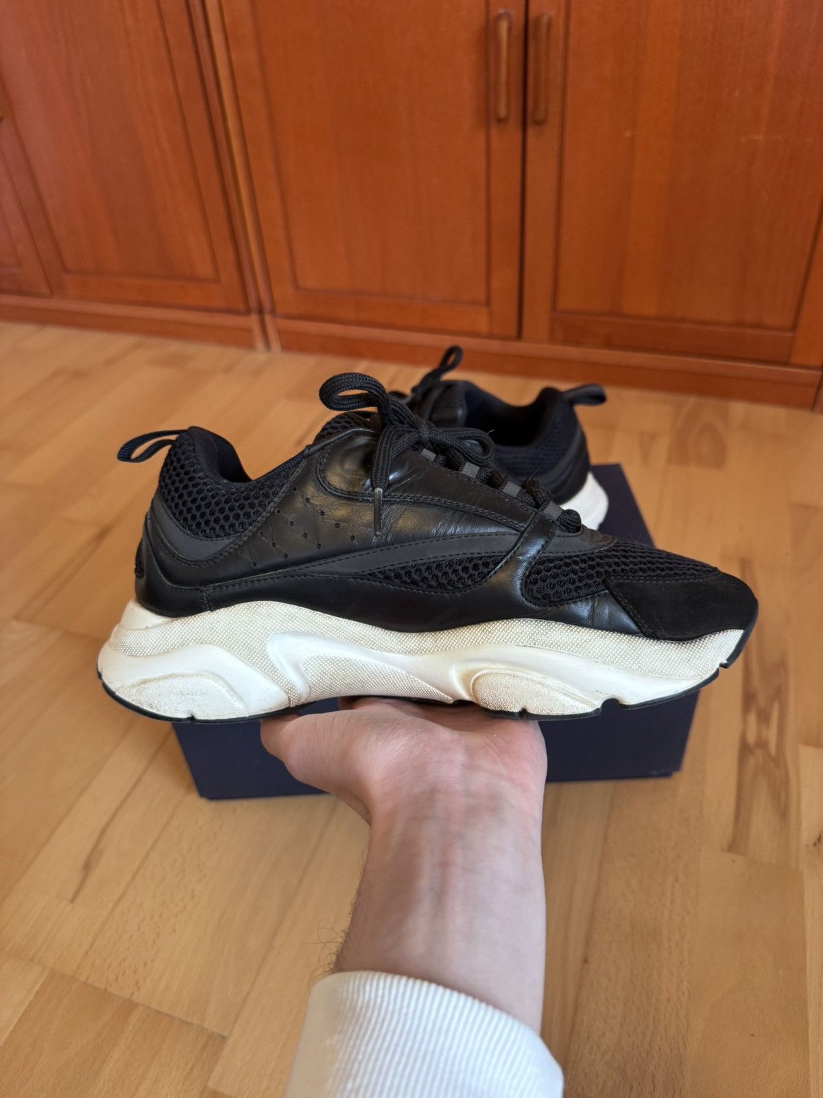 Dior Dior B22 Black White Size US 8 / EU 41 - 4 Thumbnail