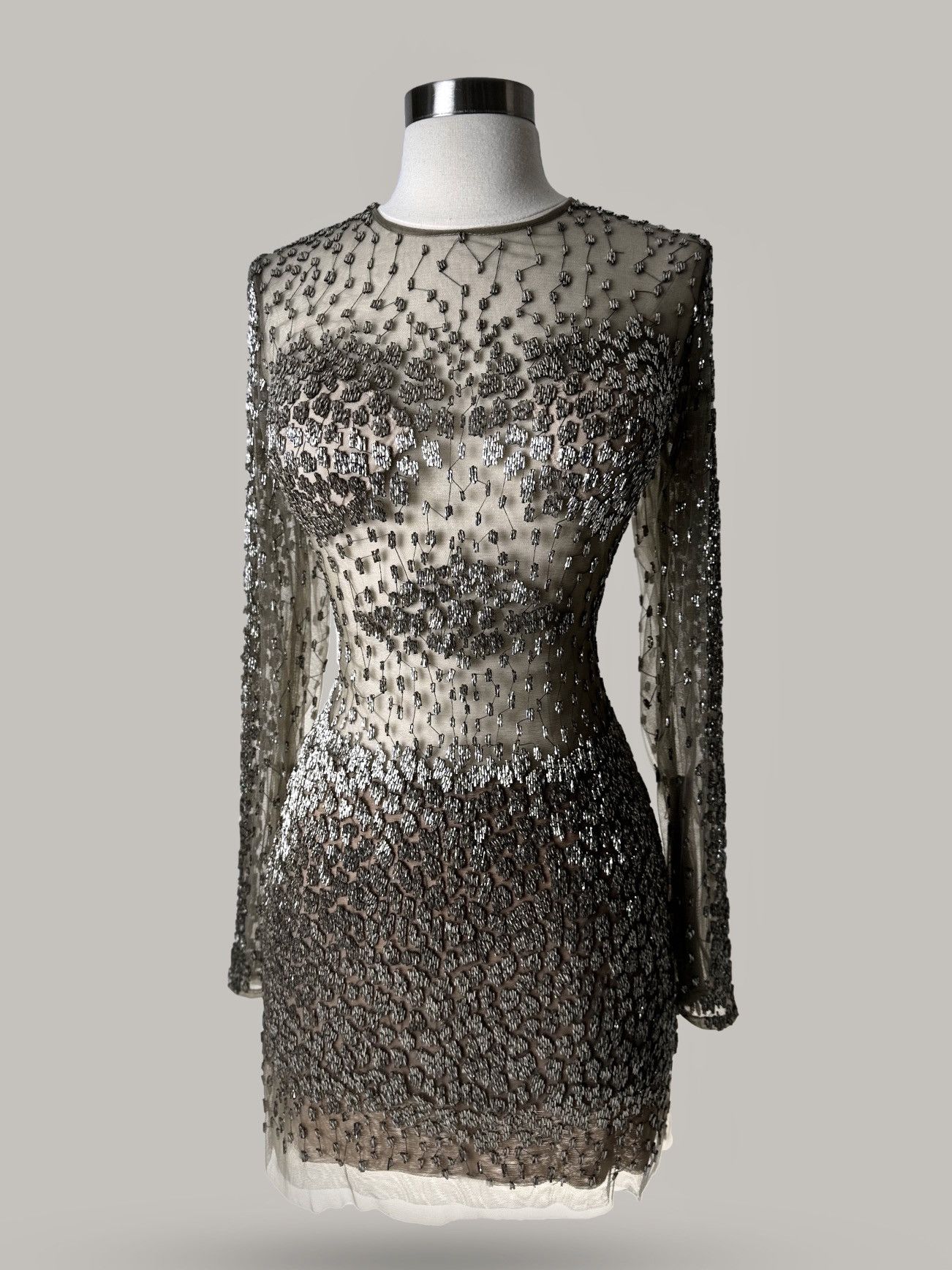 Other Brand New US 6 Jovani Beaded Mini Evening Dress Size M / US 6-8 / IT 42-44 - 1 Thumbnail