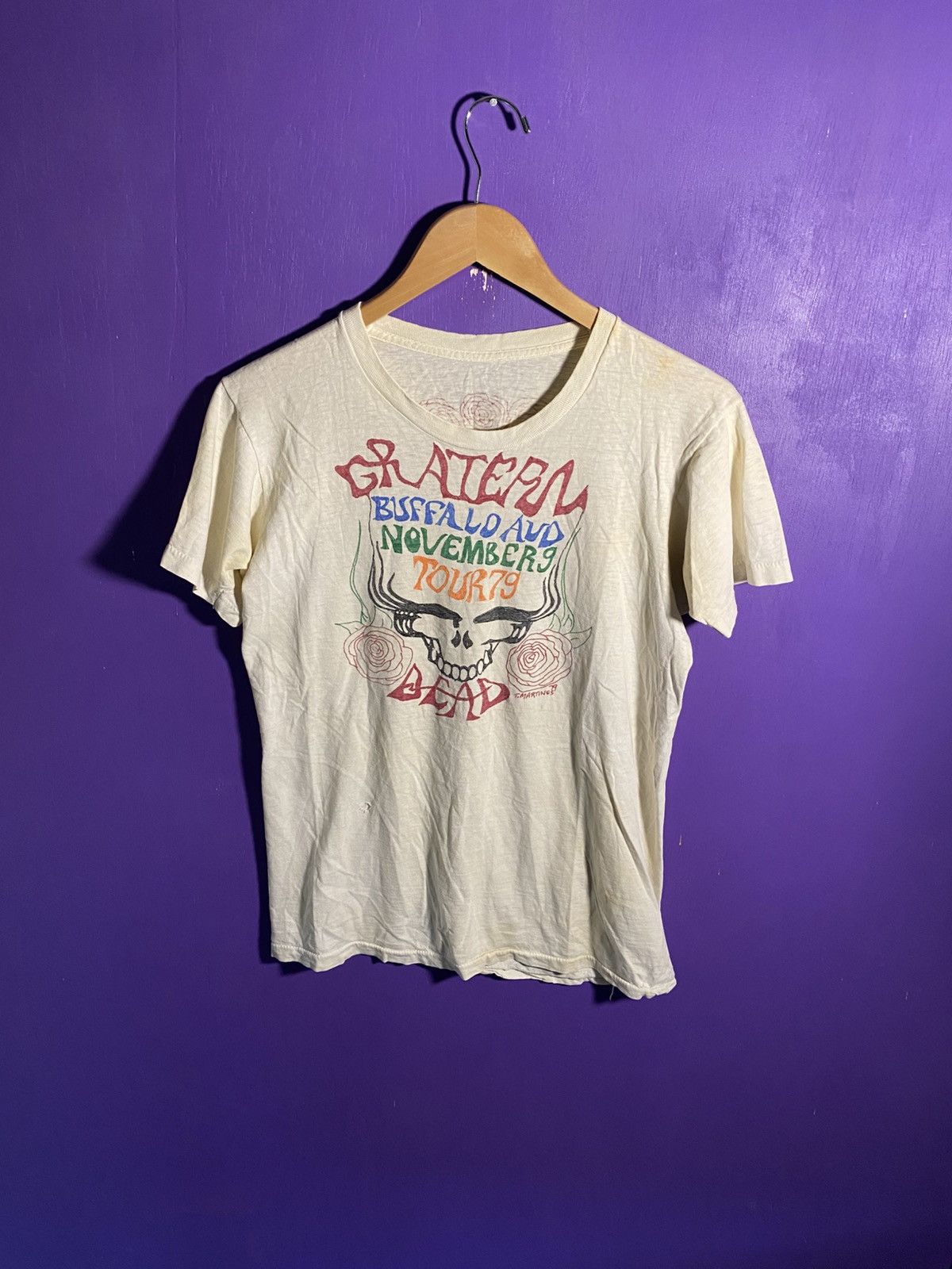Band Tees Vintage 1979 Grateful dead handmade concert tee Size US M / EU 48-50 / 2 - 1 Thumbnail