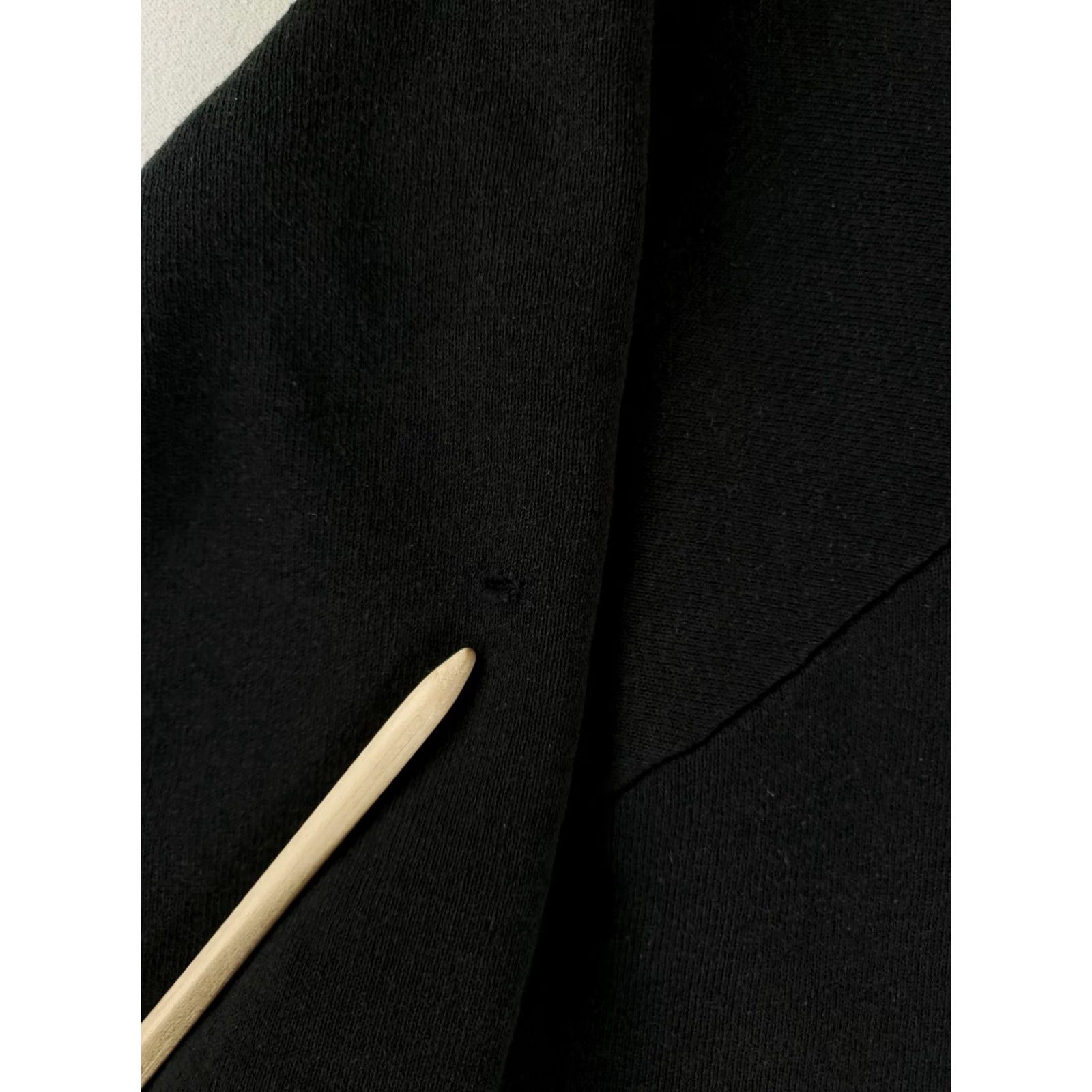 Fruit Of The Loom VINTAGE Fruit of the Loom Sweatshirt Men XL Black Cut Waist USA Blank 90s Size US XL / EU 56 / 4 - 3 Thumbnail