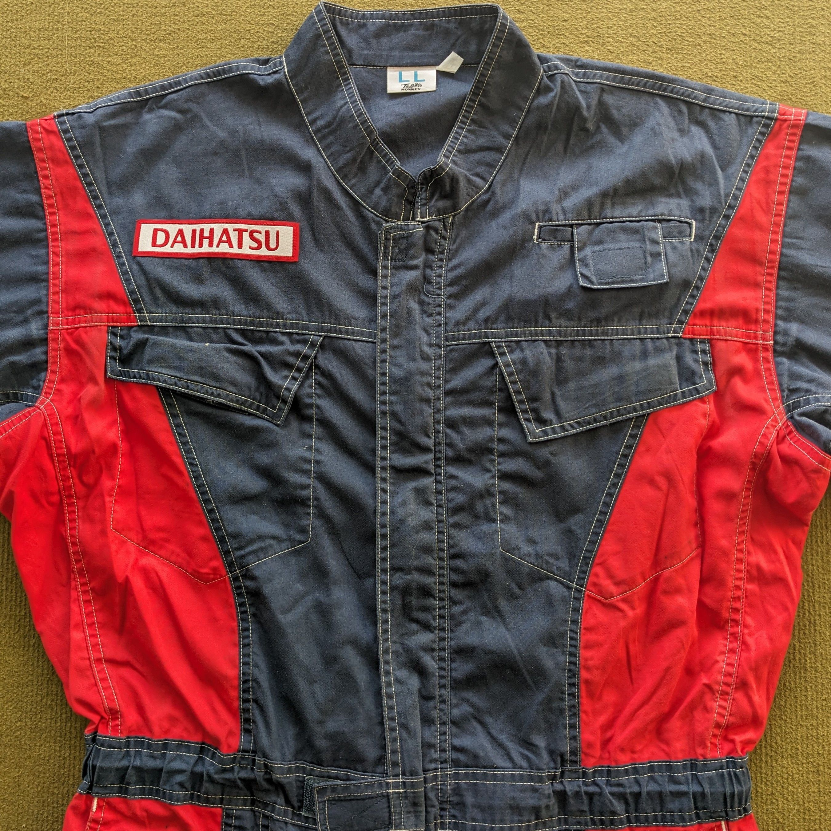 Japanese Brand Vintage DAIHATSU Racing Coverall Workwear Jacket Size US L / EU 52-54 / 3 - 2 Thumbnail
