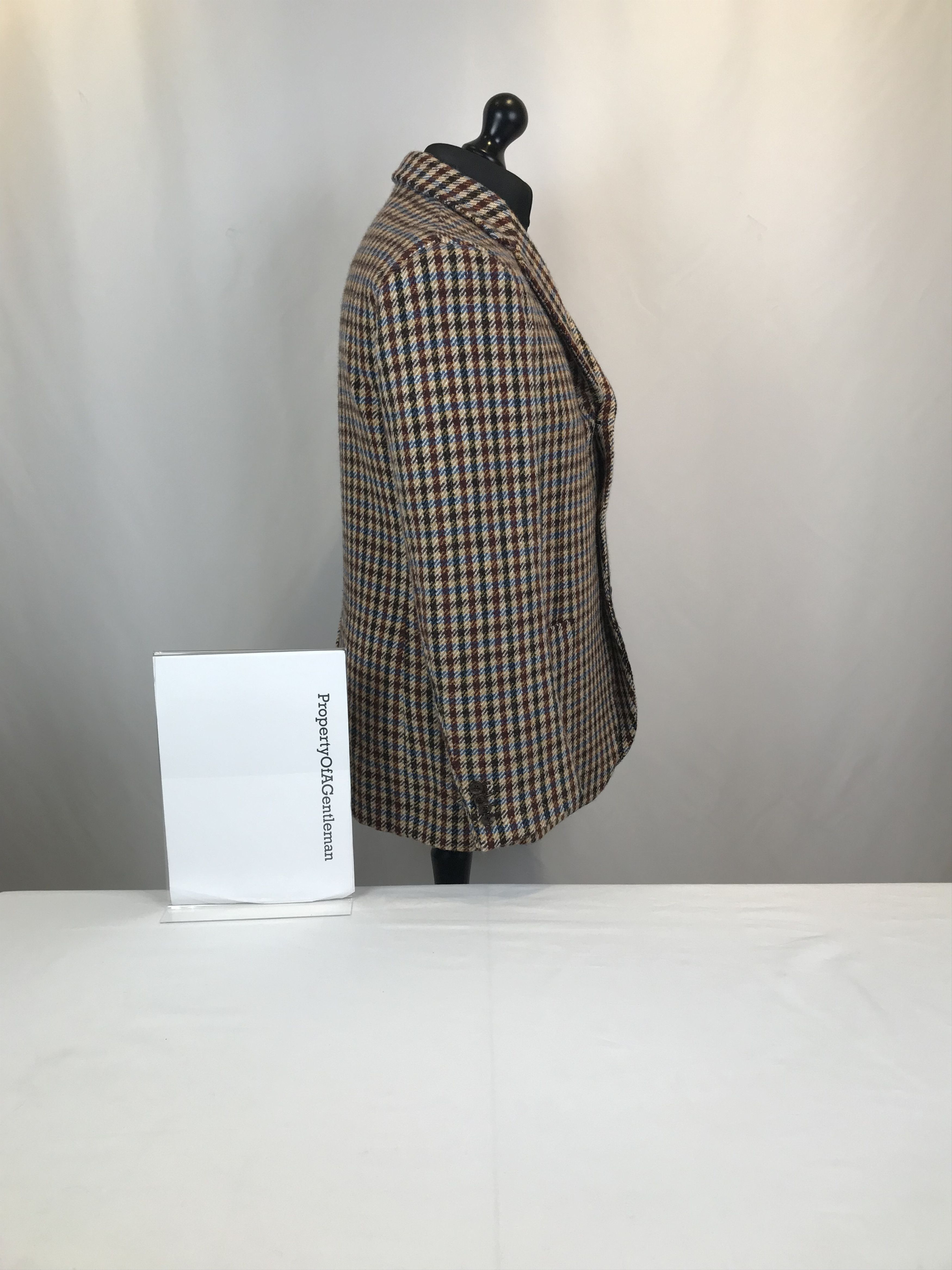 Gucci Gucci Checkered Tiger Embroidered Blazer Size 52R - 3 Thumbnail