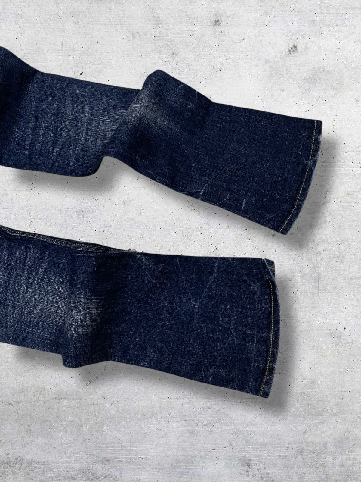 Tornado Mart VINTAGE HIDEWAYS NICOLE 90S JAPAN DESIGNER FLARED CUT DENIM Size US 30 / EU 46 - 12 Thumbnail
