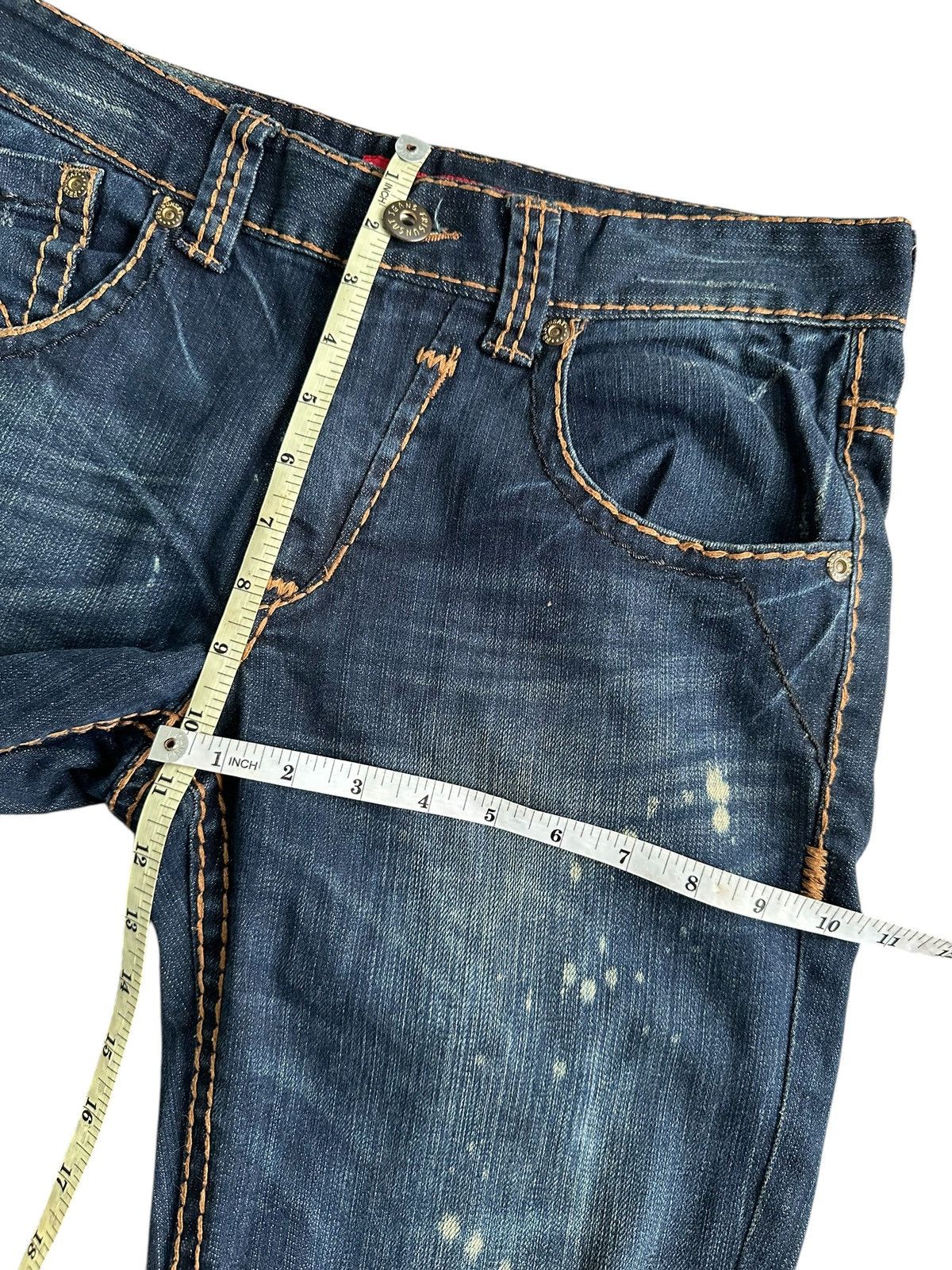 Hysteric Glamour VINTAGE OUTER SEAM FRISUNSAT JEANS KENDRICK LAMAR STYLE Size US 31 - 11 Thumbnail
