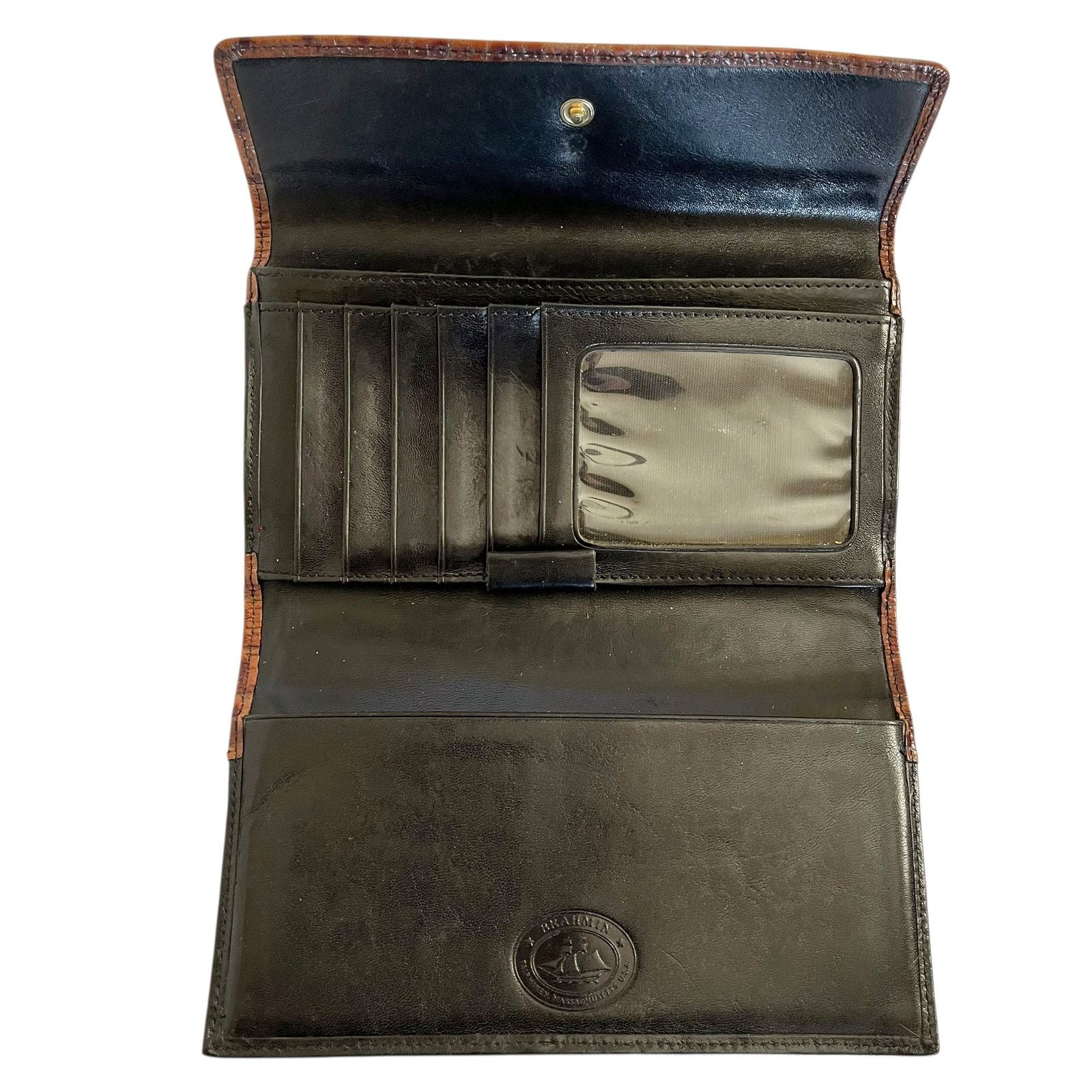 BRAHMIN × Vintage Brahmin Tuscan Leather Melbourne Leather Checkbook Wallet Size ONE SIZE - 4 Thumbnail