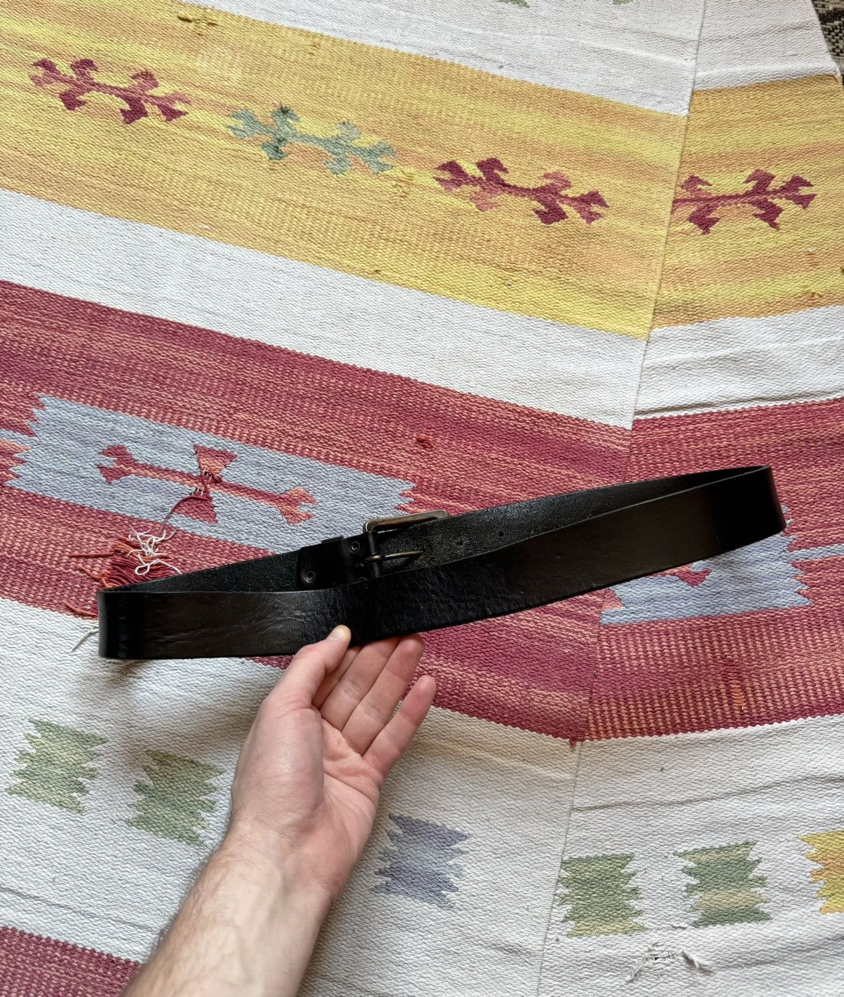 Fjallraven Vintage Fjallraven Genuine Leather Black Belt Size ONE SIZE - 3 Thumbnail