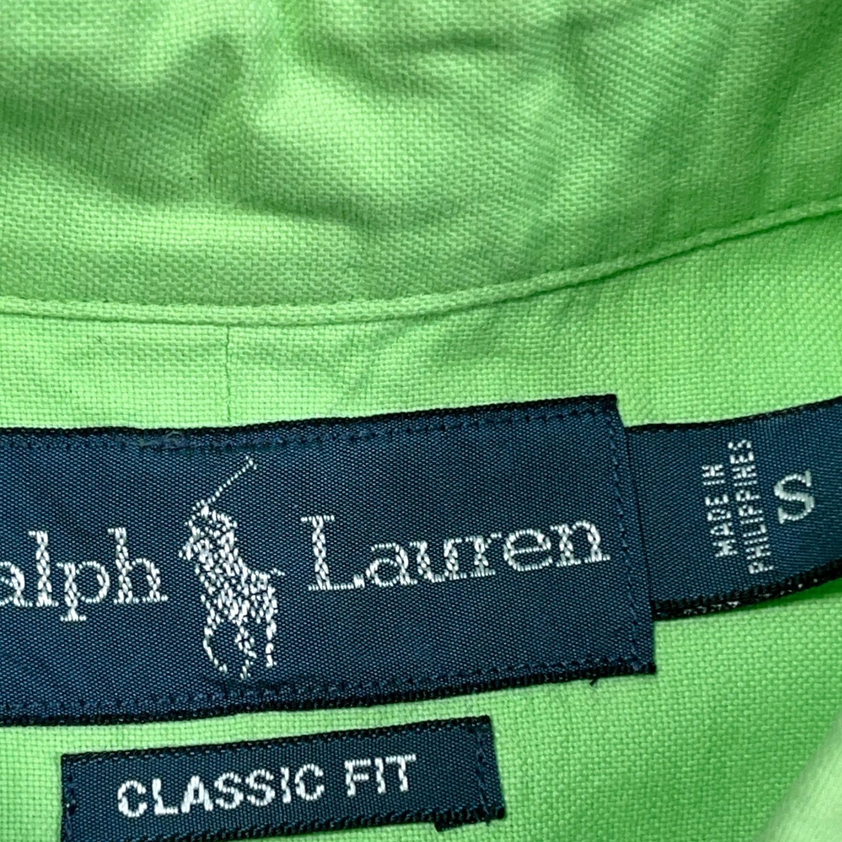 Ralph Lauren Ralph Lauren Button-Up Shirt Men Small Lime Green Pink Pony Classic Oxford Shirt Colorful, Preppy, Modern Mens Size US S / EU 44-46 / 1 - 4 Thumbnail
