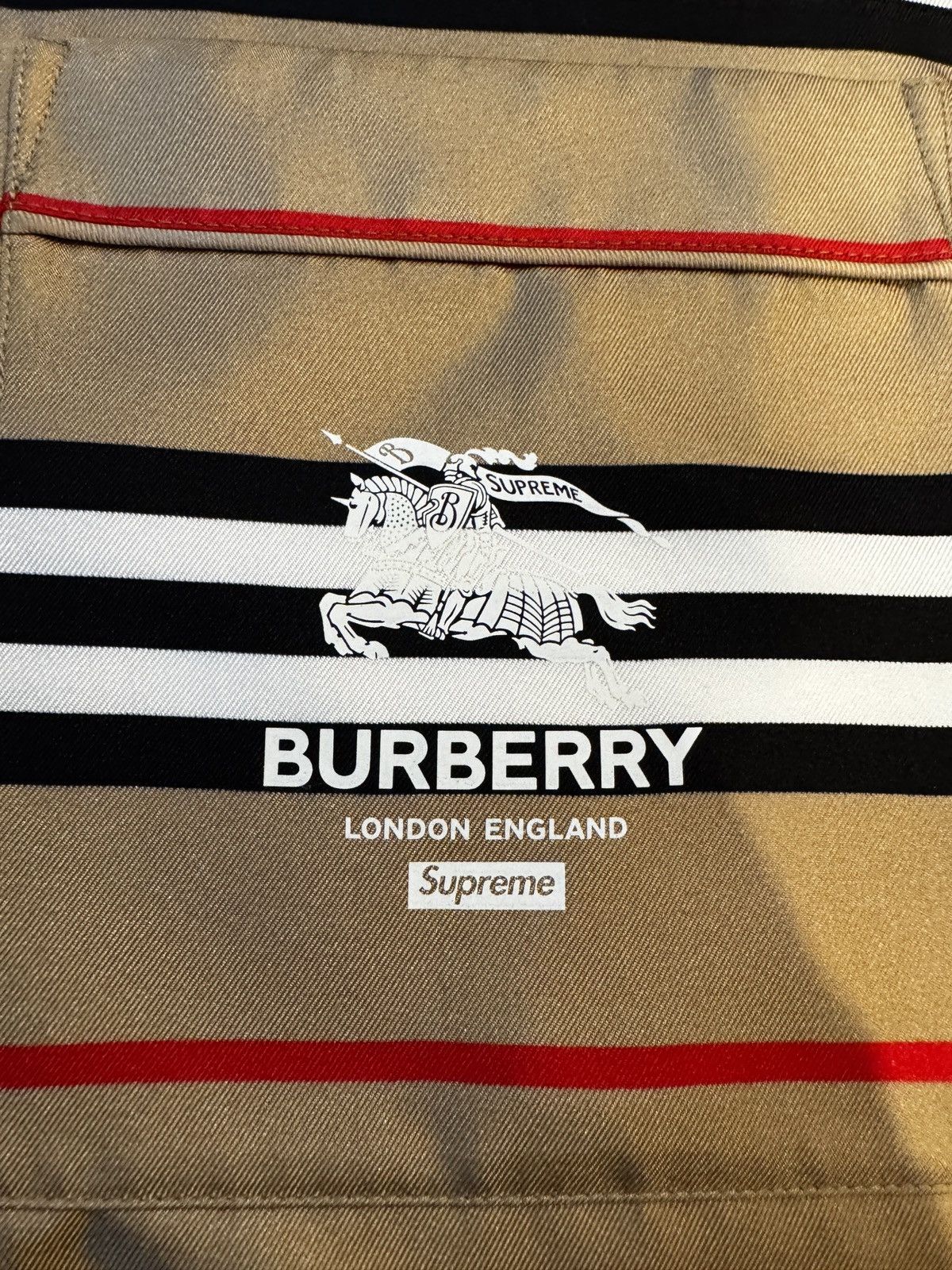 Burberry × Supreme Burberry X Supreme Silk Button Shirt, Size XL Size US XL / EU 56 / 4 - 2 Thumbnail