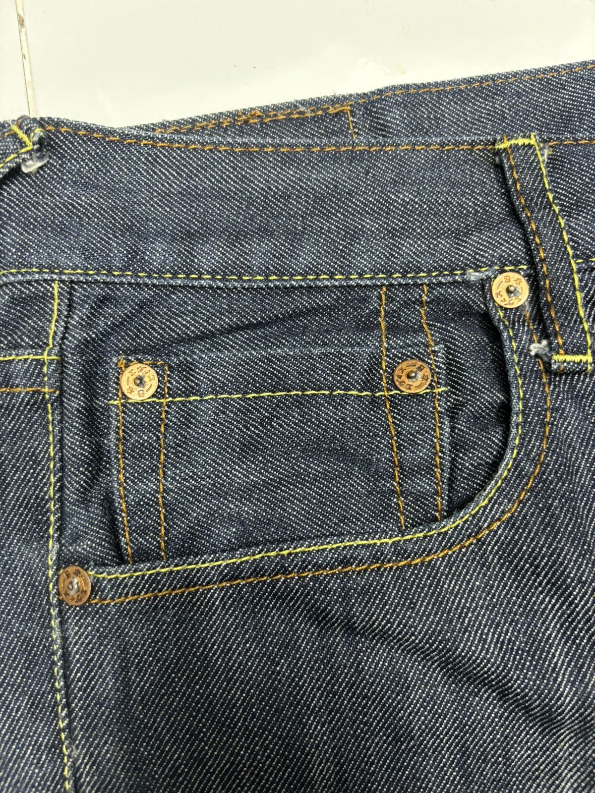 Japanese Brand VINTAGE EVISU JAPAN CUSTOM DAICOCK BAGGY DENIM JEANS Size US 32 / EU 48 - 9 Thumbnail