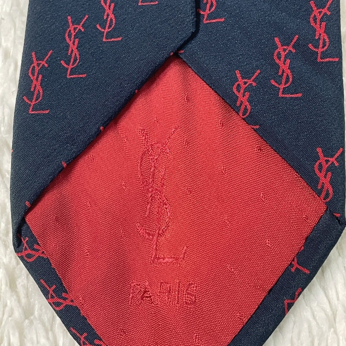 Yves Saint Laurent Yves Saint Laurent YSL Printed Silk Ties Size ONE SIZE - 14 Thumbnail