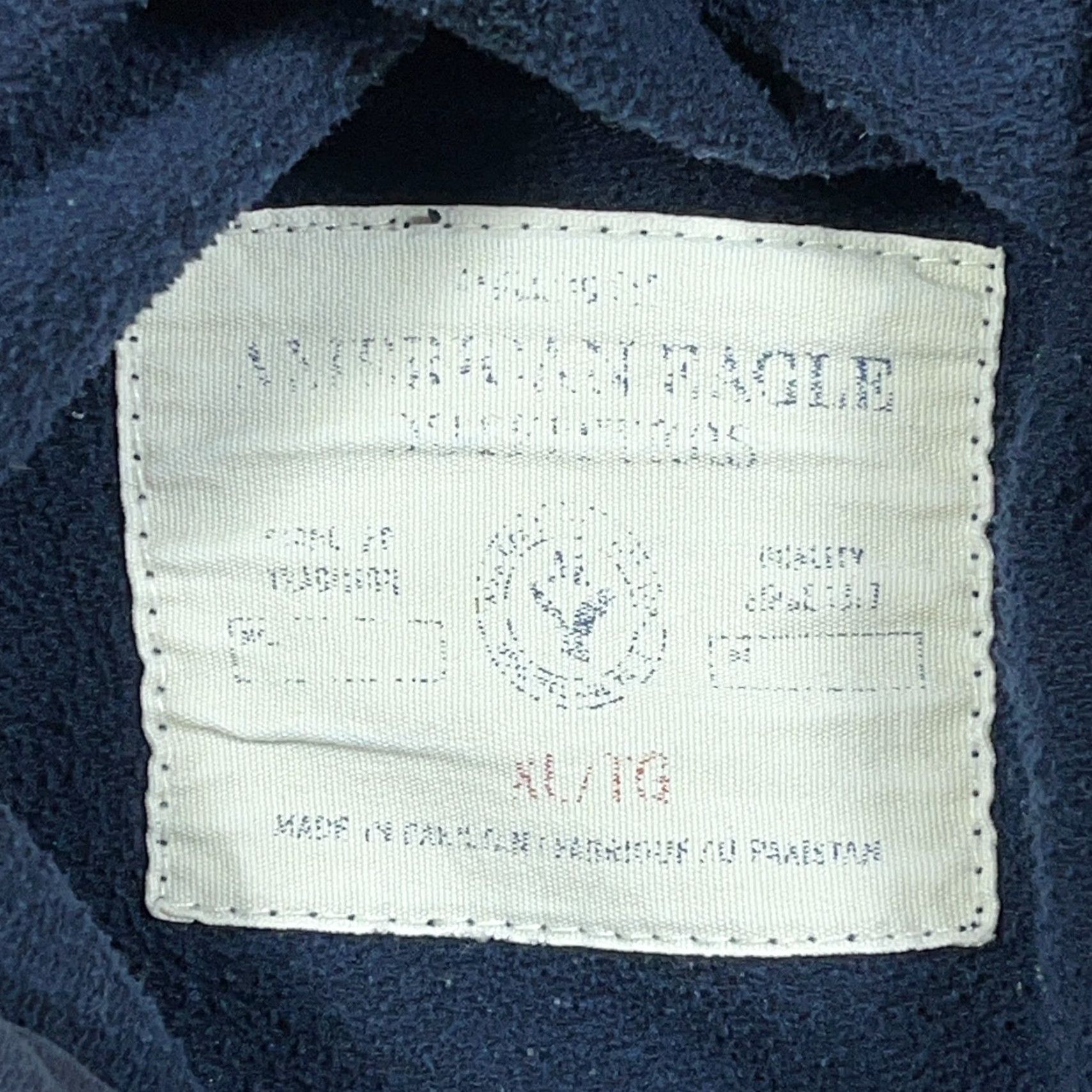 American Eagle Outfitters VINTAGE American Eagle Hoodie Men XL Faded Blue Sweatshirt AE77 Distressed Size US XL / EU 56 / 4 - 3 Thumbnail
