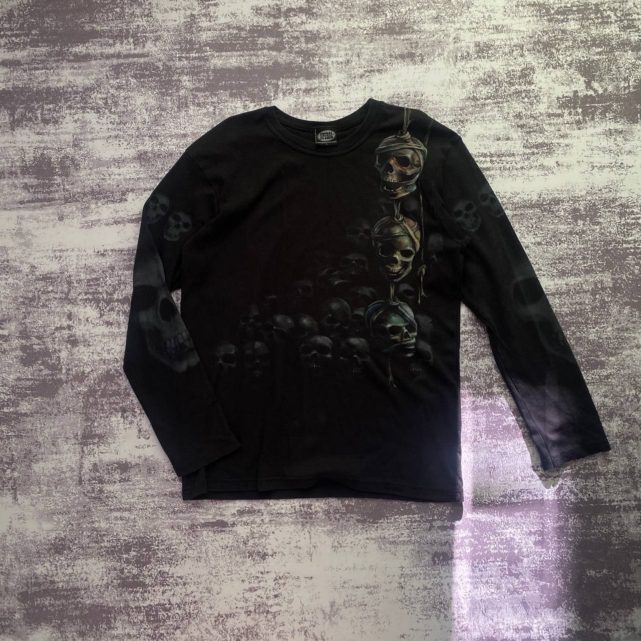 Other Rare Thermal Longsleeve Spiral Y2K Affliction Style Size US L / EU 52-54 / 3 - 1 Thumbnail