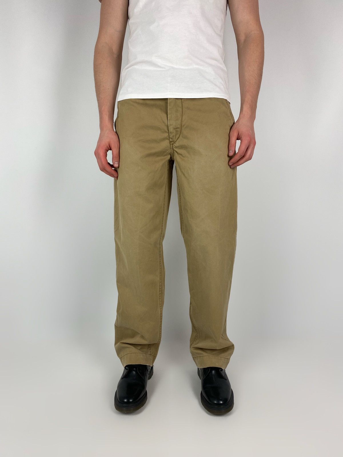 Polo Ralph Lauren 2000’s Vintage Distressed Polo Ralph Lauren Officer Chino Size US 32 / EU 48 - 1 Thumbnail