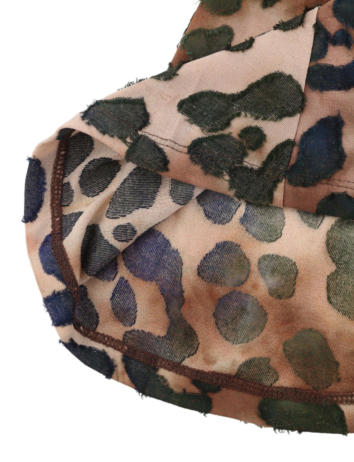 Desigual VEST FELINA S Brown Animal Print Dress 89018 Size S / US 4 / IT 40 - 8 Thumbnail