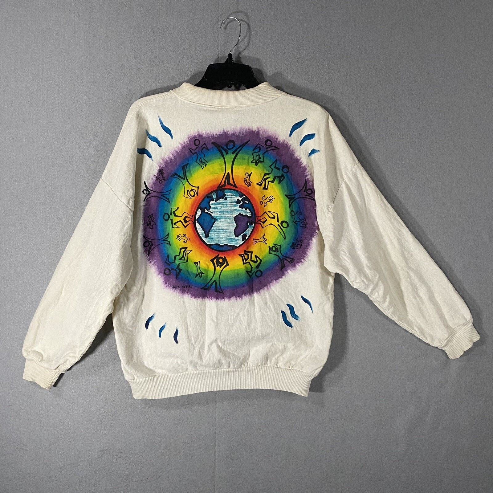 Other Vtg Key West Florida Rainbow Painted World Sweatshirt Small Size US S / EU 44-46 / 1 - 1 Thumbnail