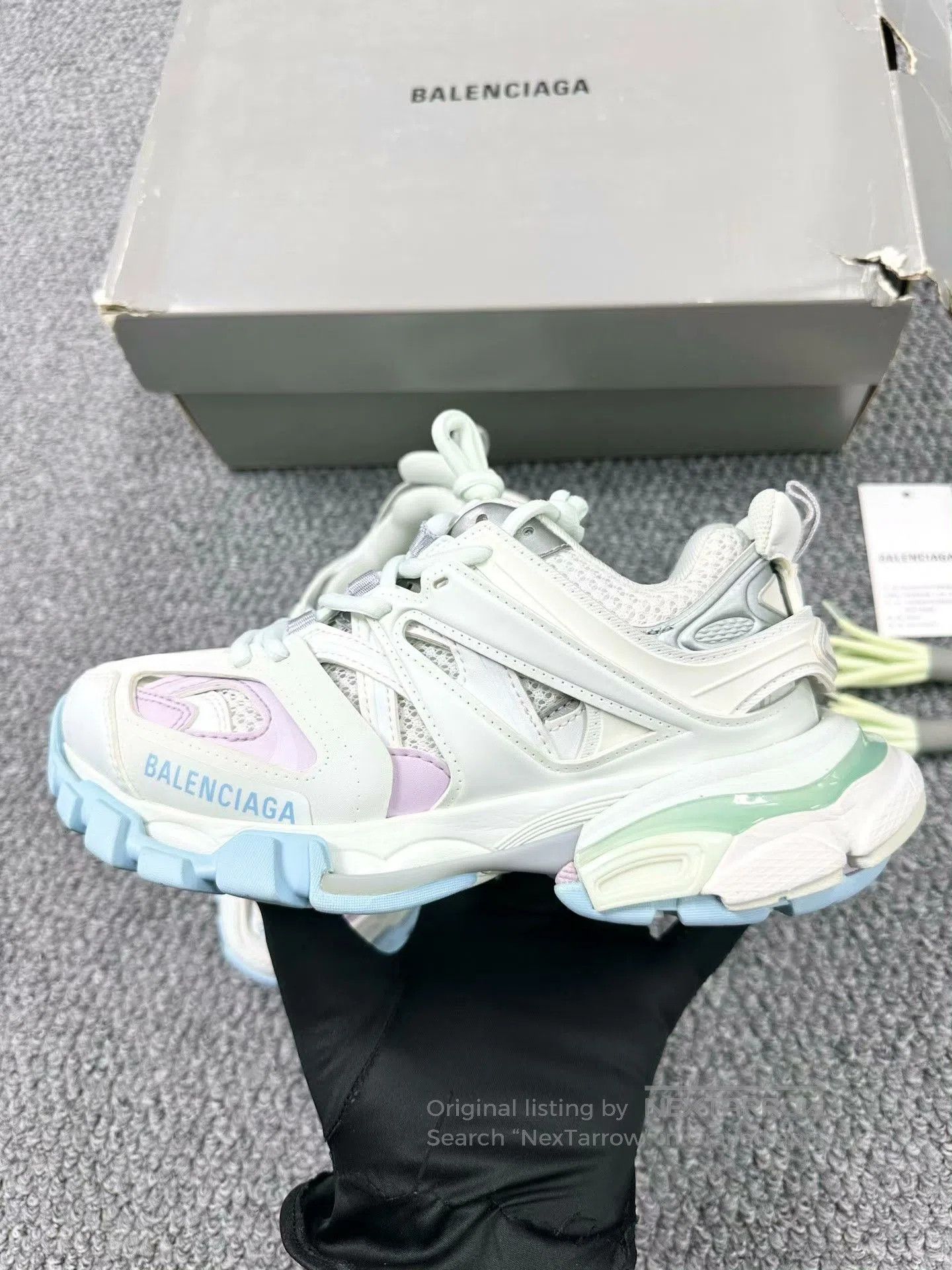 Balenciaga Balenciaga Track Macaron Sneakers. Size US 4 / IT 34 - 3 Thumbnail