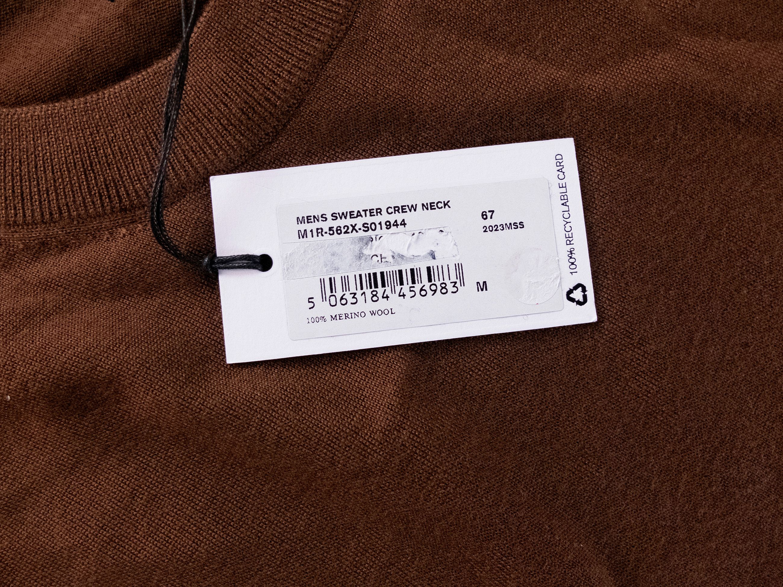 Paul Smith PAUL SMITH mainline brown merino wool sweater Medium Size US M / EU 48-50 / 2 - 4 Thumbnail