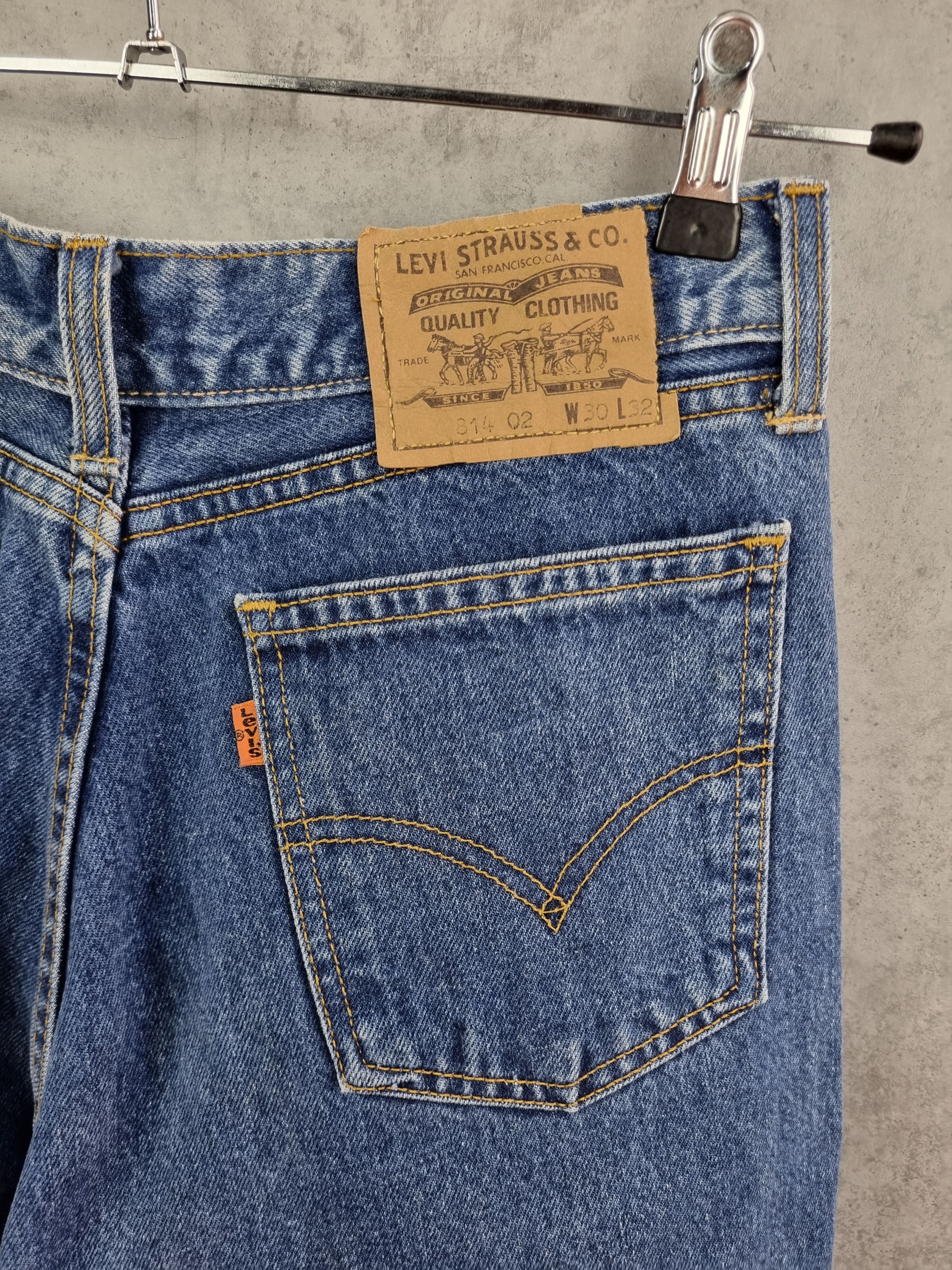 Levi's × Levi's Vintage Clothing × Vintage 95s Levi's Raw Denim Gorgeous Denim Jeans made in UK Size US 30 / EU 46 - 5 Thumbnail