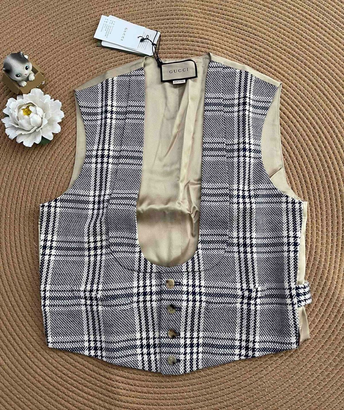 Gucci Gucci Harry Styles check vest Size US M / EU 48-50 / 2 - 1 Thumbnail