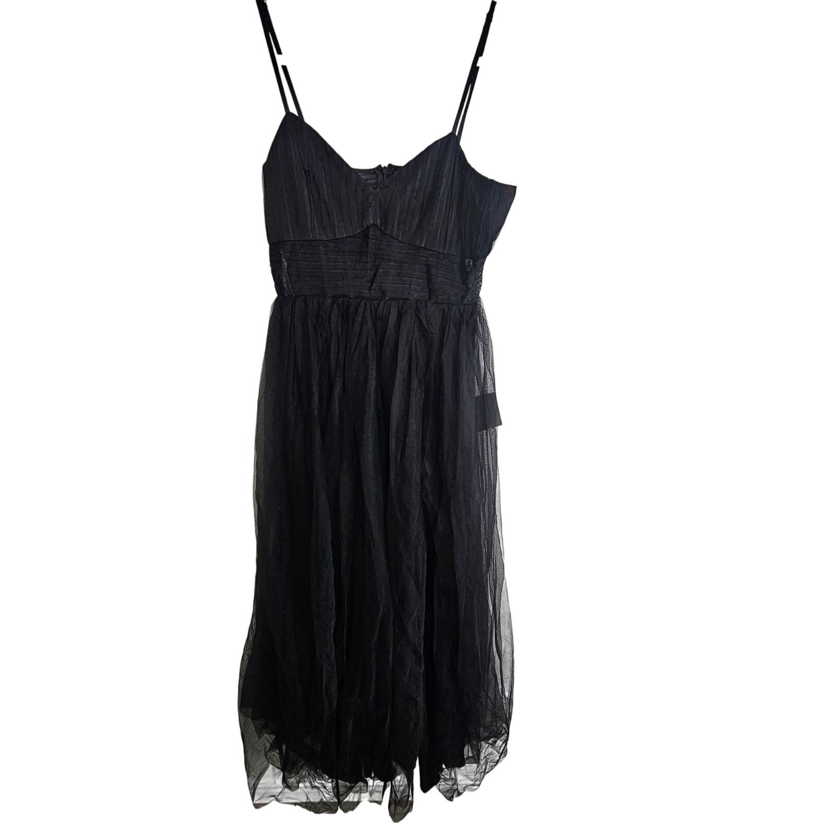 Lululemon Lulus Convincingly Graceful Tulle Bustier Maxi Dress Grunge Size L / US 10 / IT 46 - 2 Thumbnail