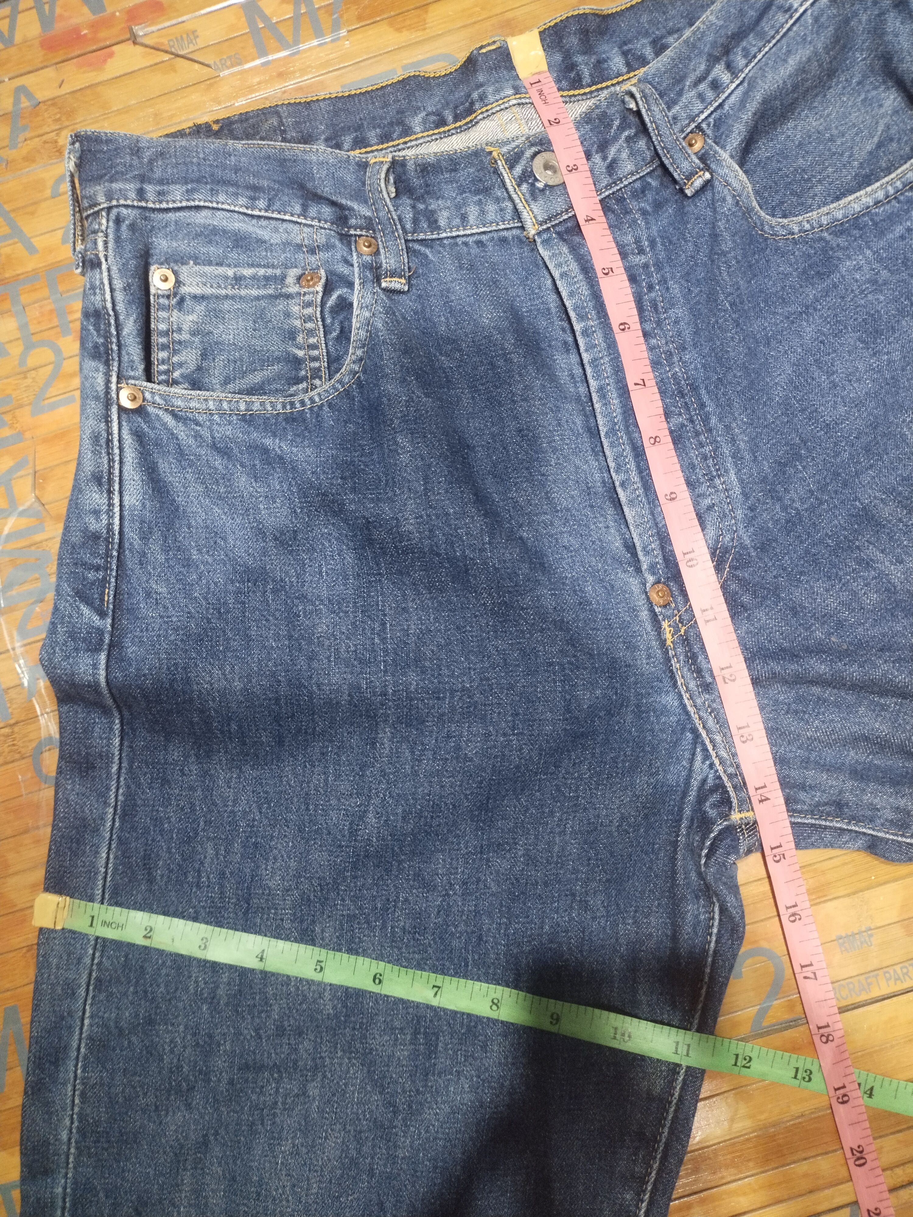 Vintage LEVIS 702 Big E "Japan" Sz 33"32" Size US 33 - 4 Thumbnail