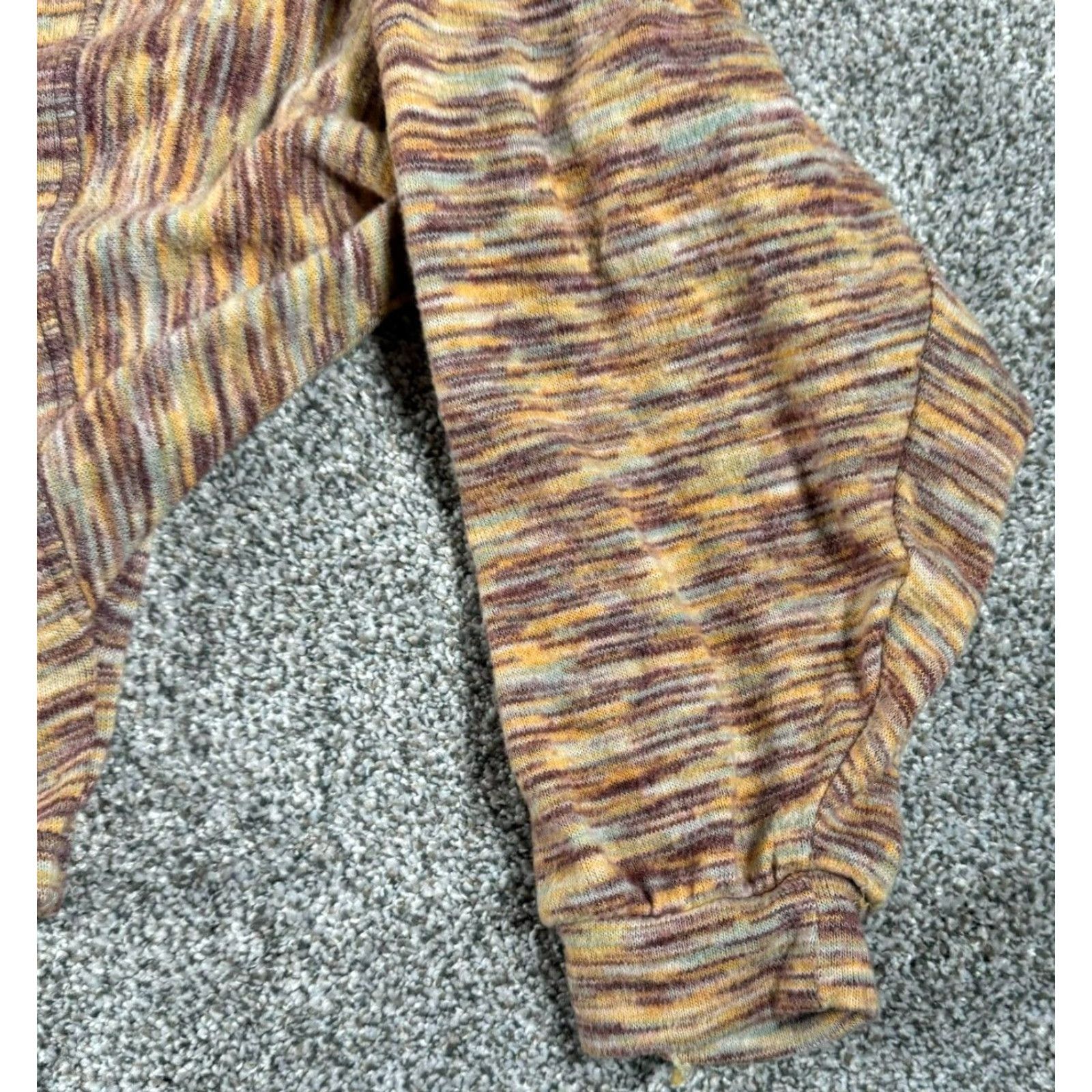 Urban Outfitters Urban Outfitters Cropped Hoodie Womens M Marled Knit Streetwear 90s Inspired Size M / US 6-8 / IT 42-44 - 2 Thumbnail