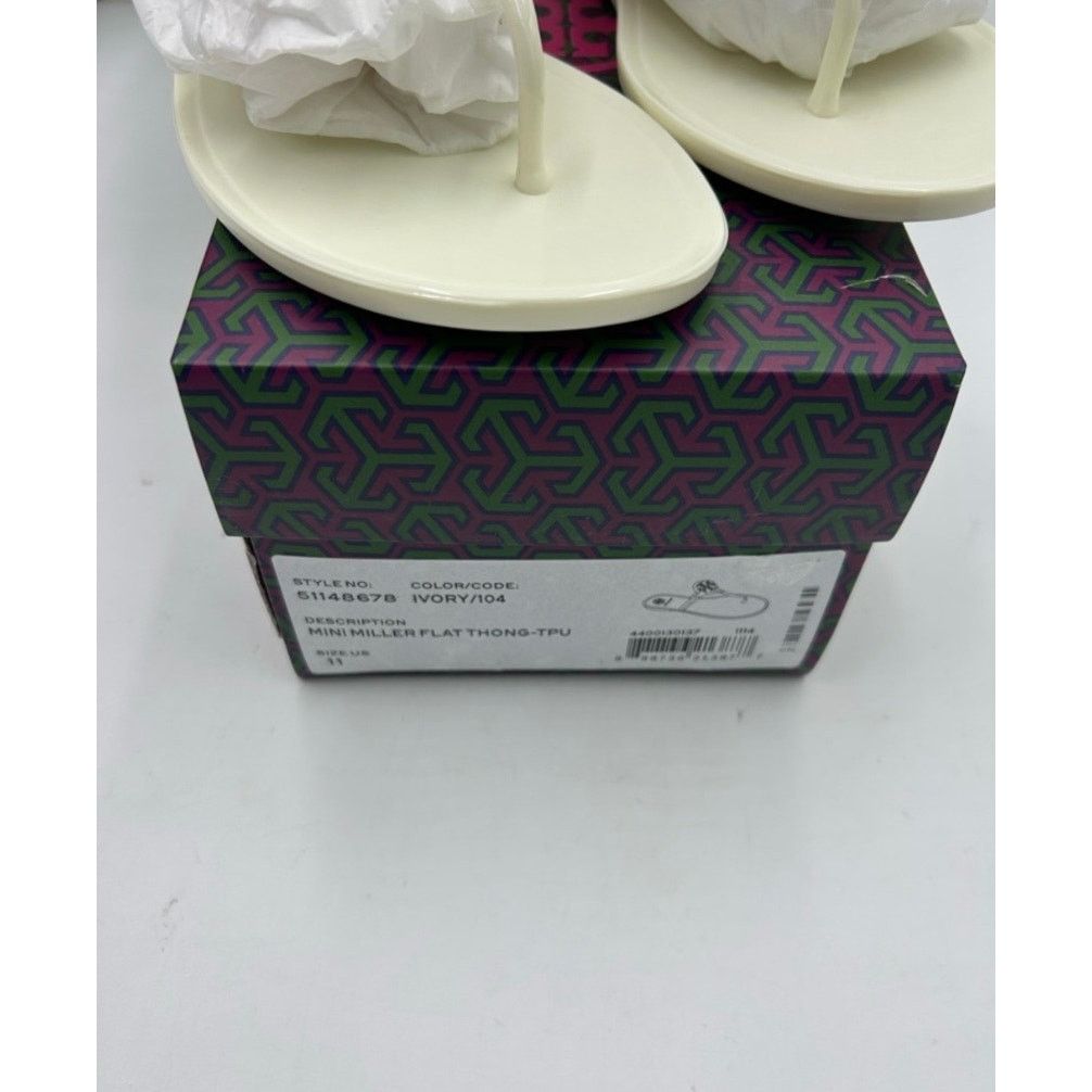 Tory Burch Women's TORY BURCH thong jelly sandals, size 11 Size US 11 / IT 41 - 3 Thumbnail