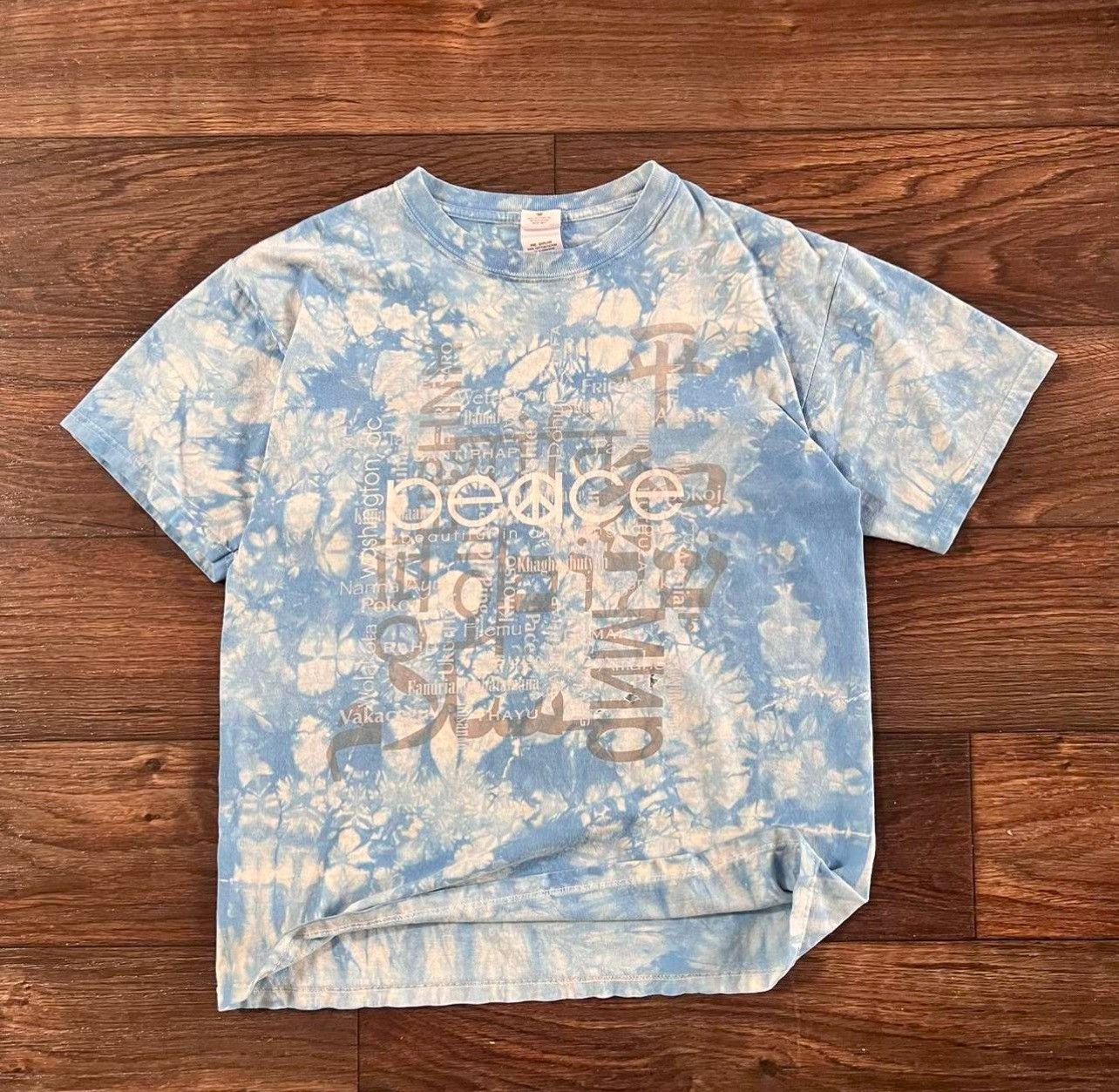 Anvil Vintage 1990s anvil piece T-shirt tie-dye AOP Size US L / EU 52-54 / 3 - 1 Thumbnail