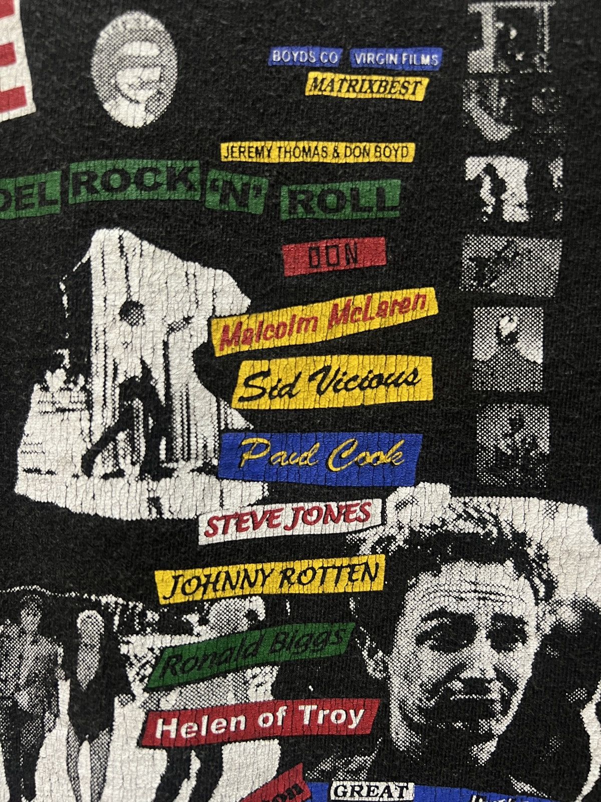 Band Tees Vintage Sex Pistols Film Band Tee Malcolm Mclaren Size US L / EU 52-54 / 3 - 7 Thumbnail