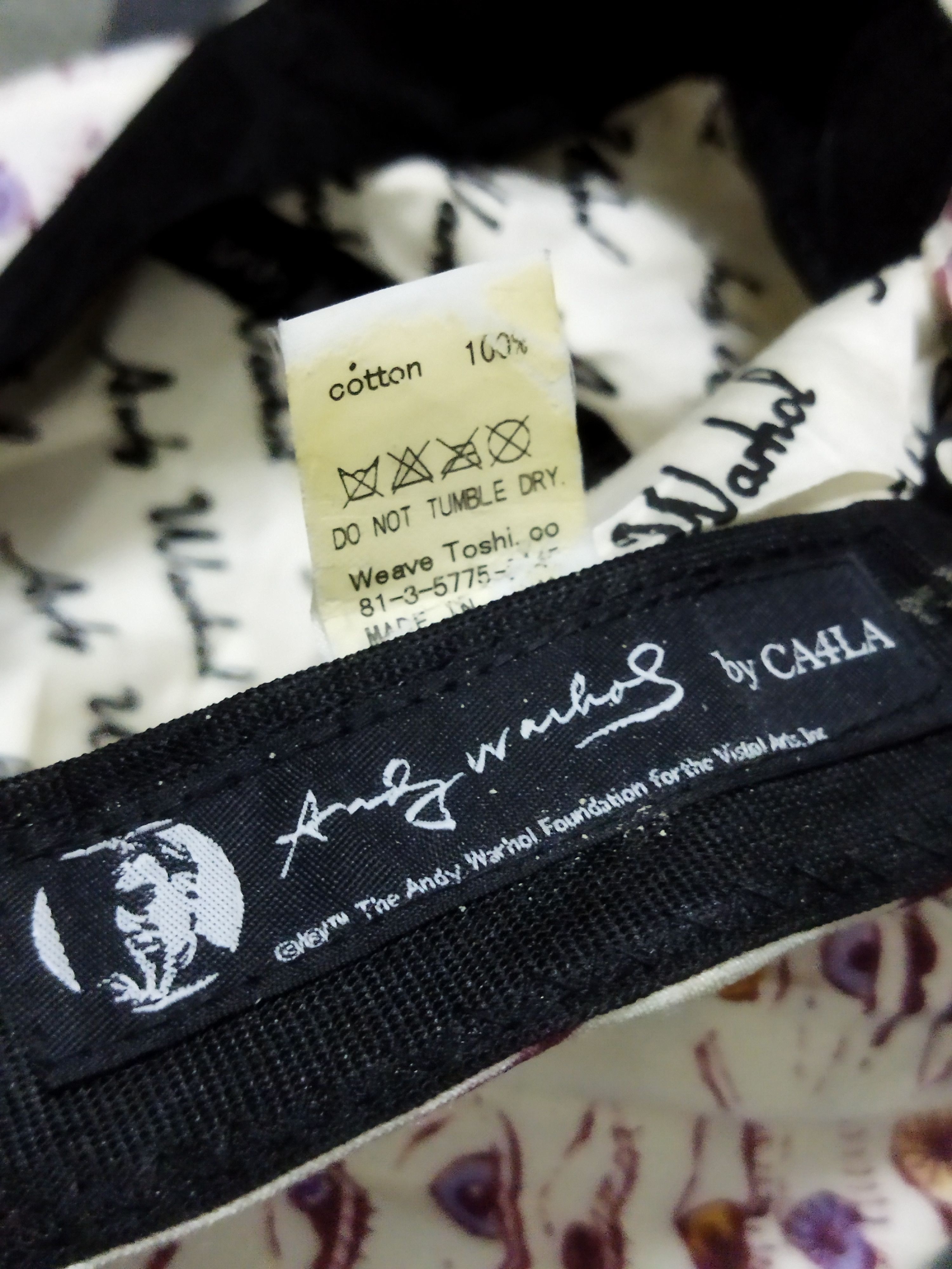 Andy Warhol × CA4LA Andy Warhol X Ca4la Full Print Eyes Hat Size ONE SIZE - 4 Thumbnail