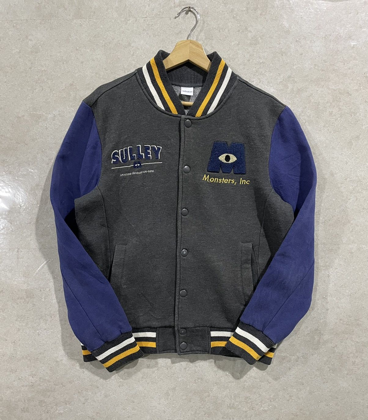 Disney × Vintage Vintage Monsters Inc Varsity Jacket Size US L / EU 52-54 / 3 - 2 Thumbnail
