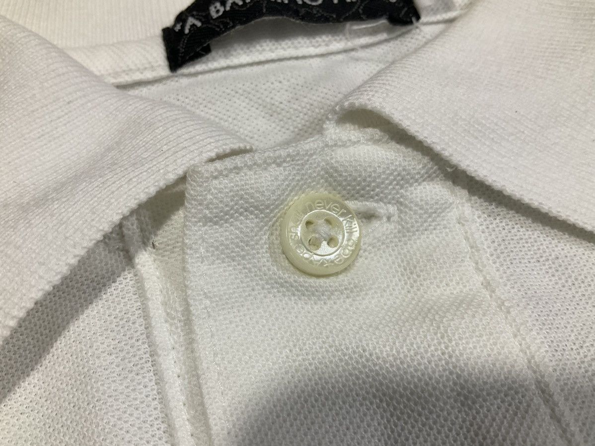 Bape × Nigo 🔥A Bathing Ape Polo Shirt Silver Logo Embroidered Size US M / EU 48-50 / 2 - 4 Thumbnail