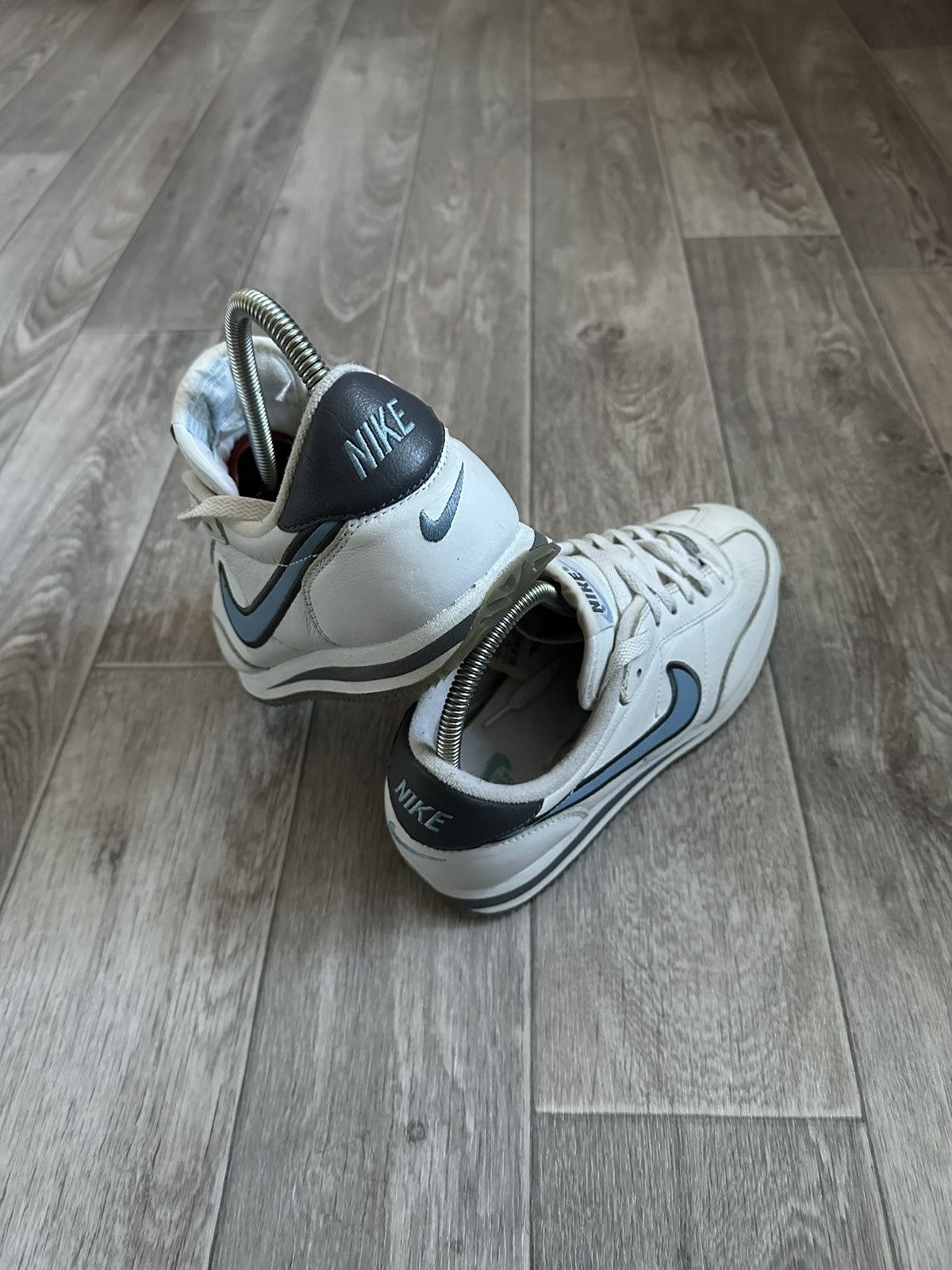 Nike × Vintage Nike Vintage Cortez Sneakers 40,5 26cm Blue White rare Size US 9 / EU 42 - 6 Thumbnail