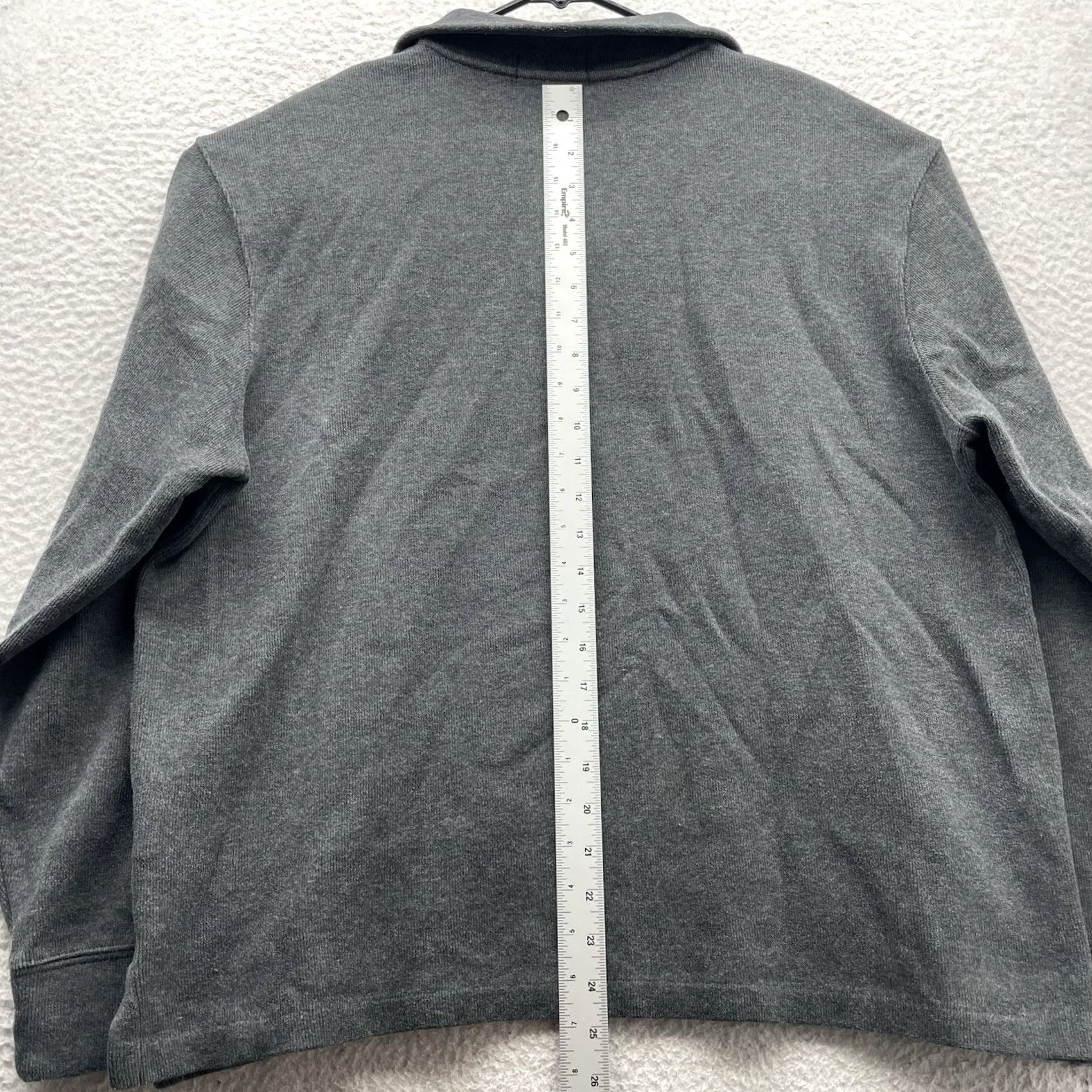 Polo Ralph Lauren Polo Ralph Lauren Sweater Mens L Gray 1/4 Zip Pullover Mock Neck Classic Preppy Polo Ralph Lauren Pullover Mens L Gray Size US L / EU 52-54 / 3 - 5 Thumbnail